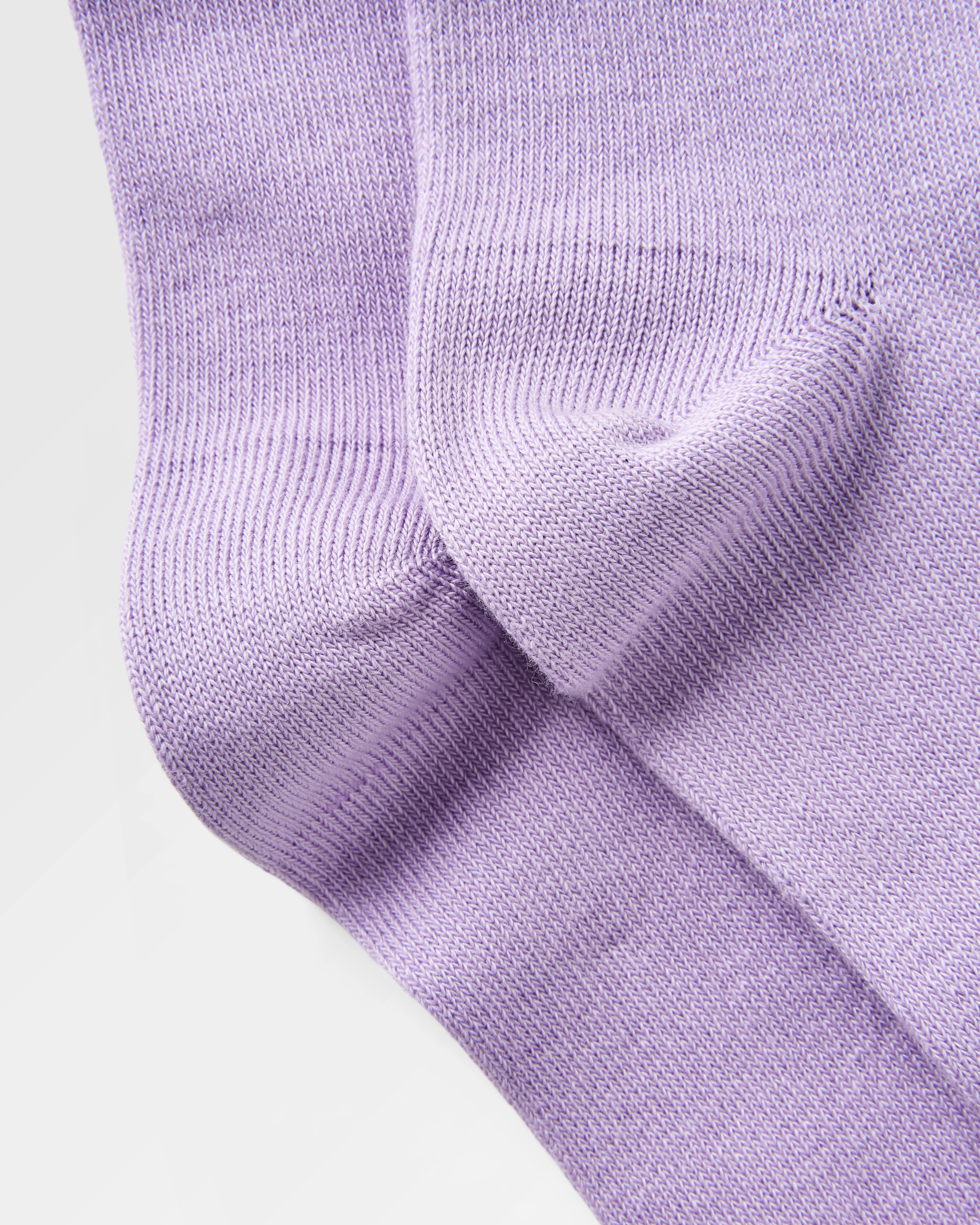 Organic Crew Socks - Dusty Lilac - Image 4