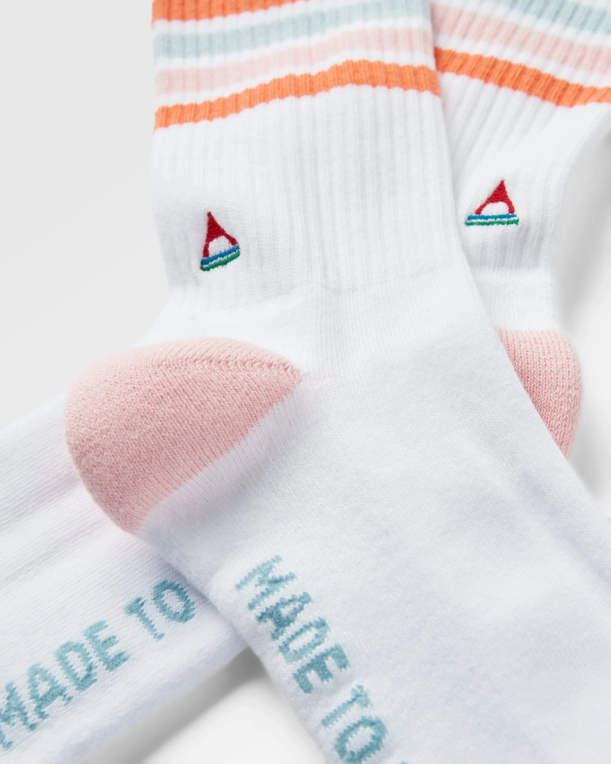 Classic Midweight Crew Socks - White - Image 8