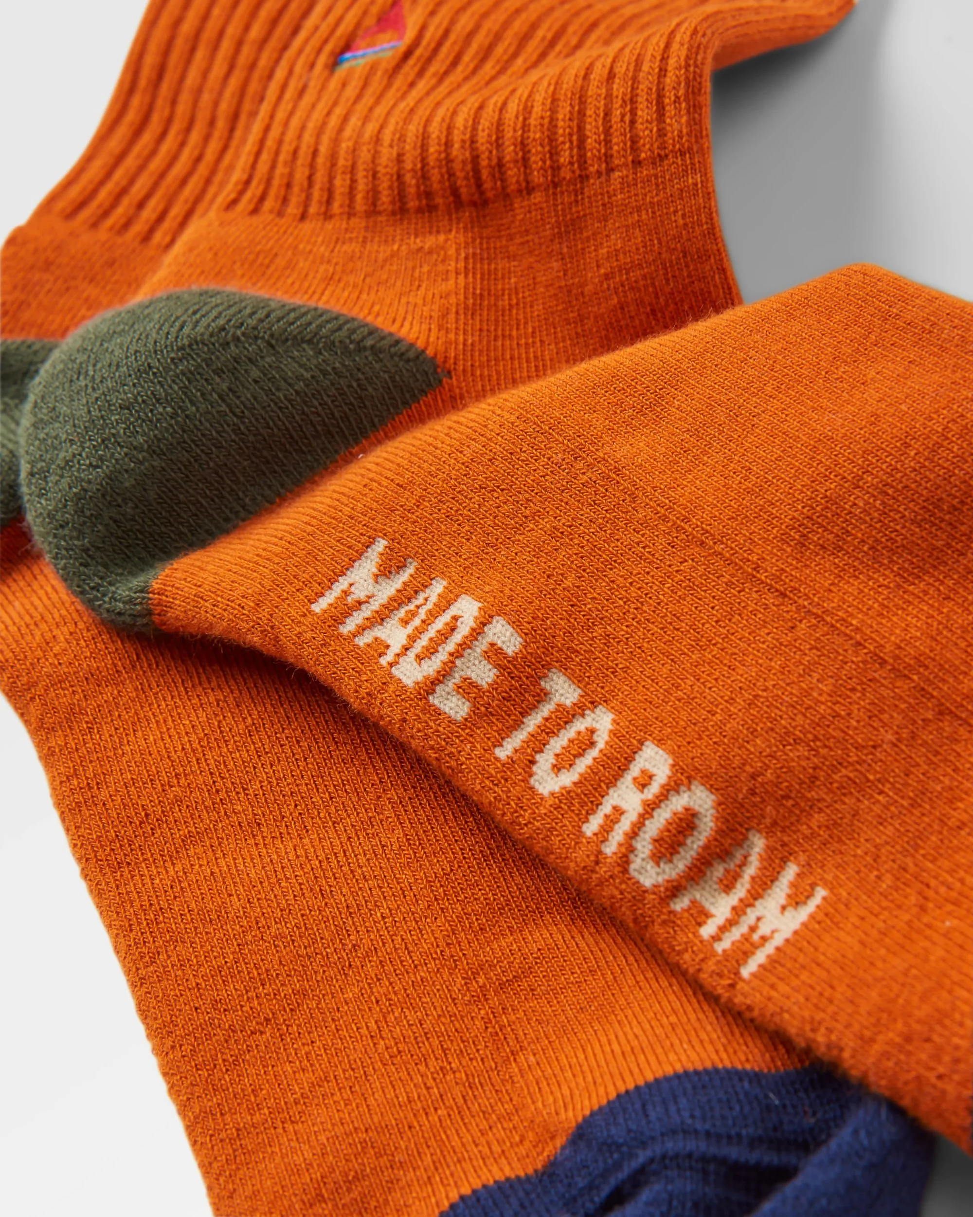 Classic Midweight Crew Socks - Burnt Orange - Image 4