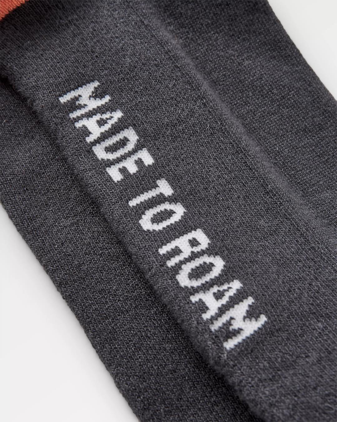 Classic Midweight Crew Socks - Charcoal - Image 3