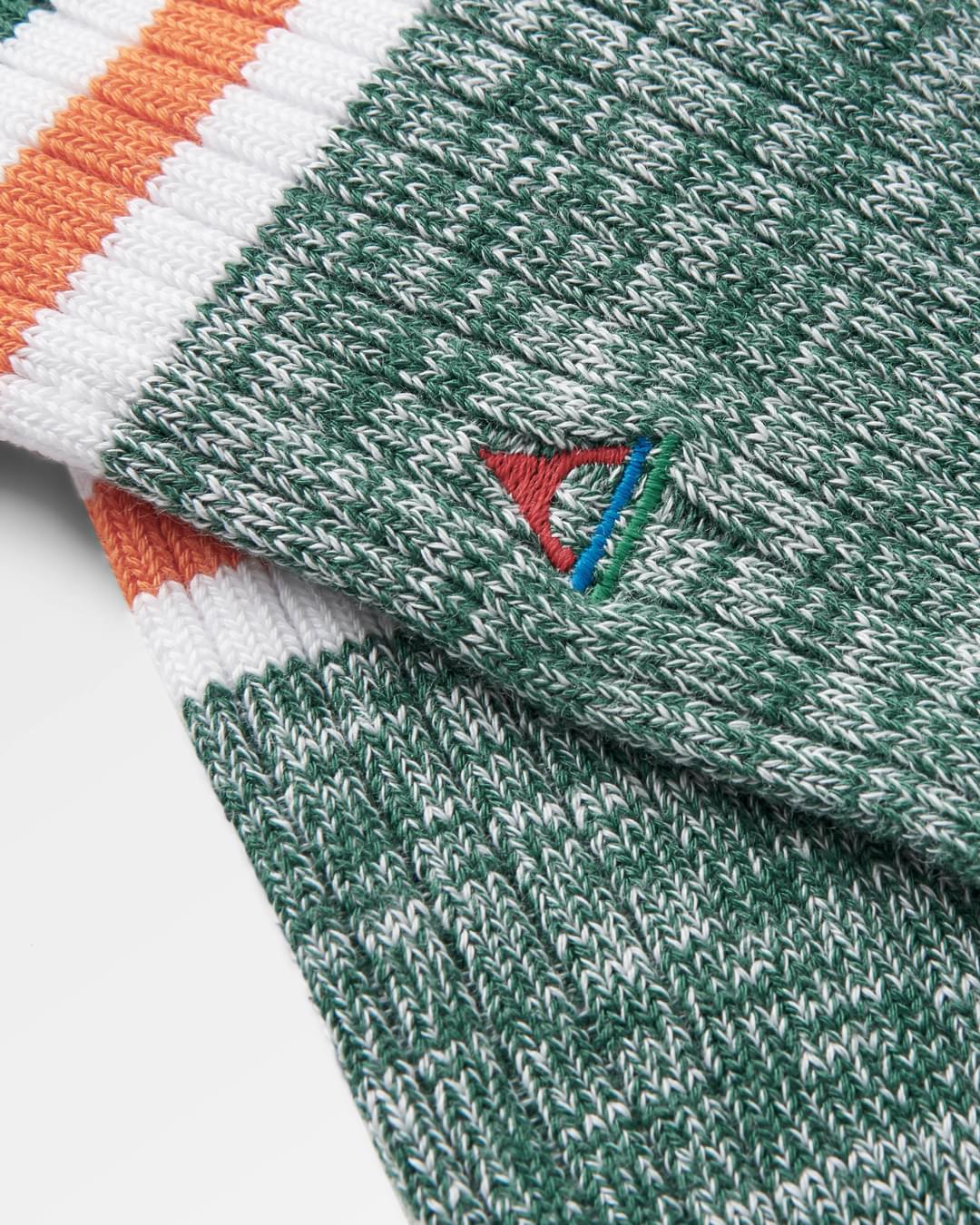 Organic Midweight Rib Socks - Deep Ocean - Image 3
