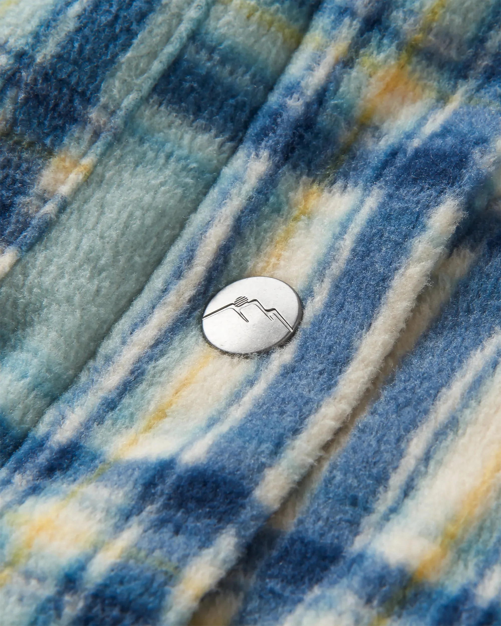 Orion Sherpa-Lined Polar Fleece Shirt - Oatmeal/Arctic Check - Image 6