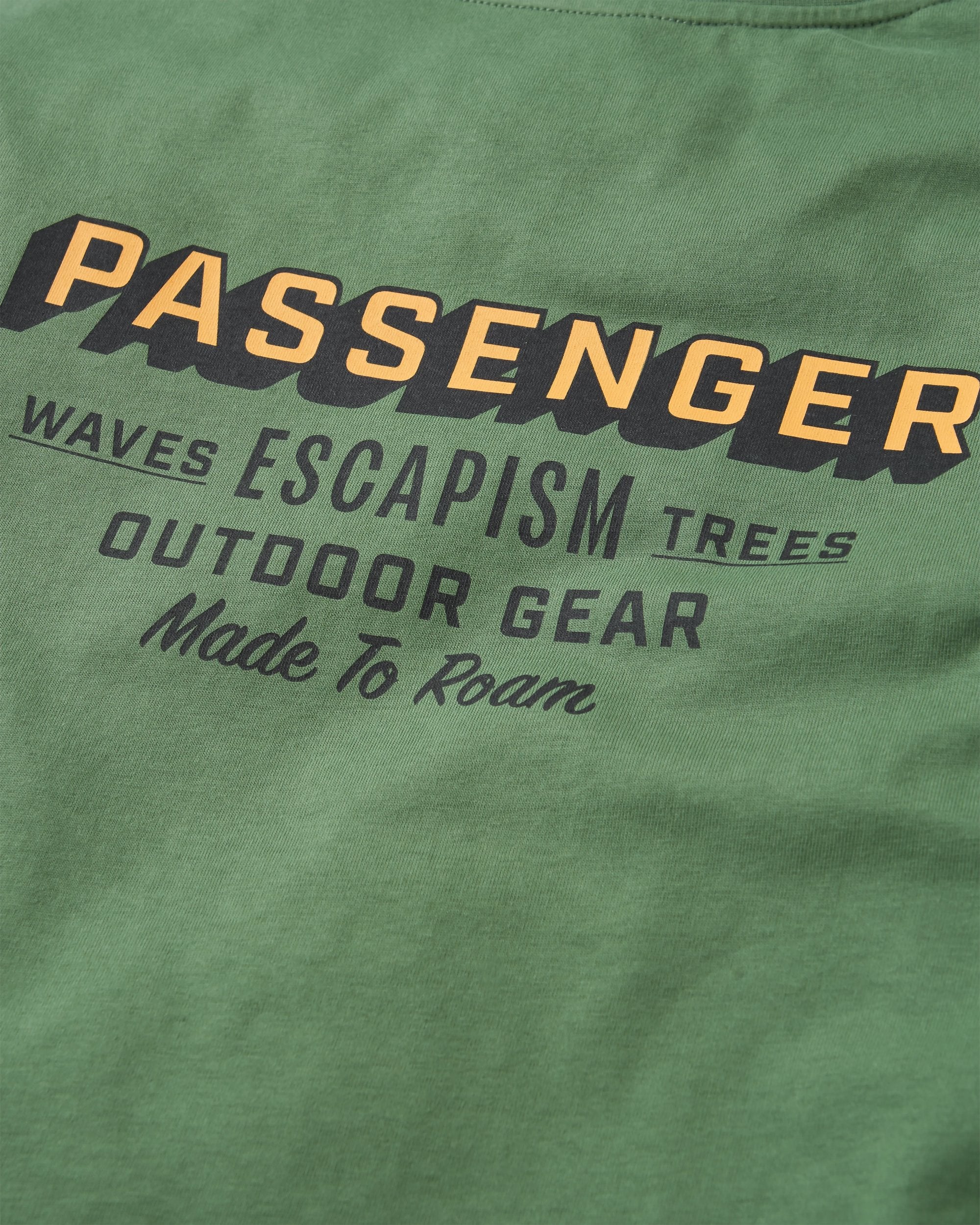Outdoor Gear Organic Cotton T-Shirt - Wild Green - Image 5
