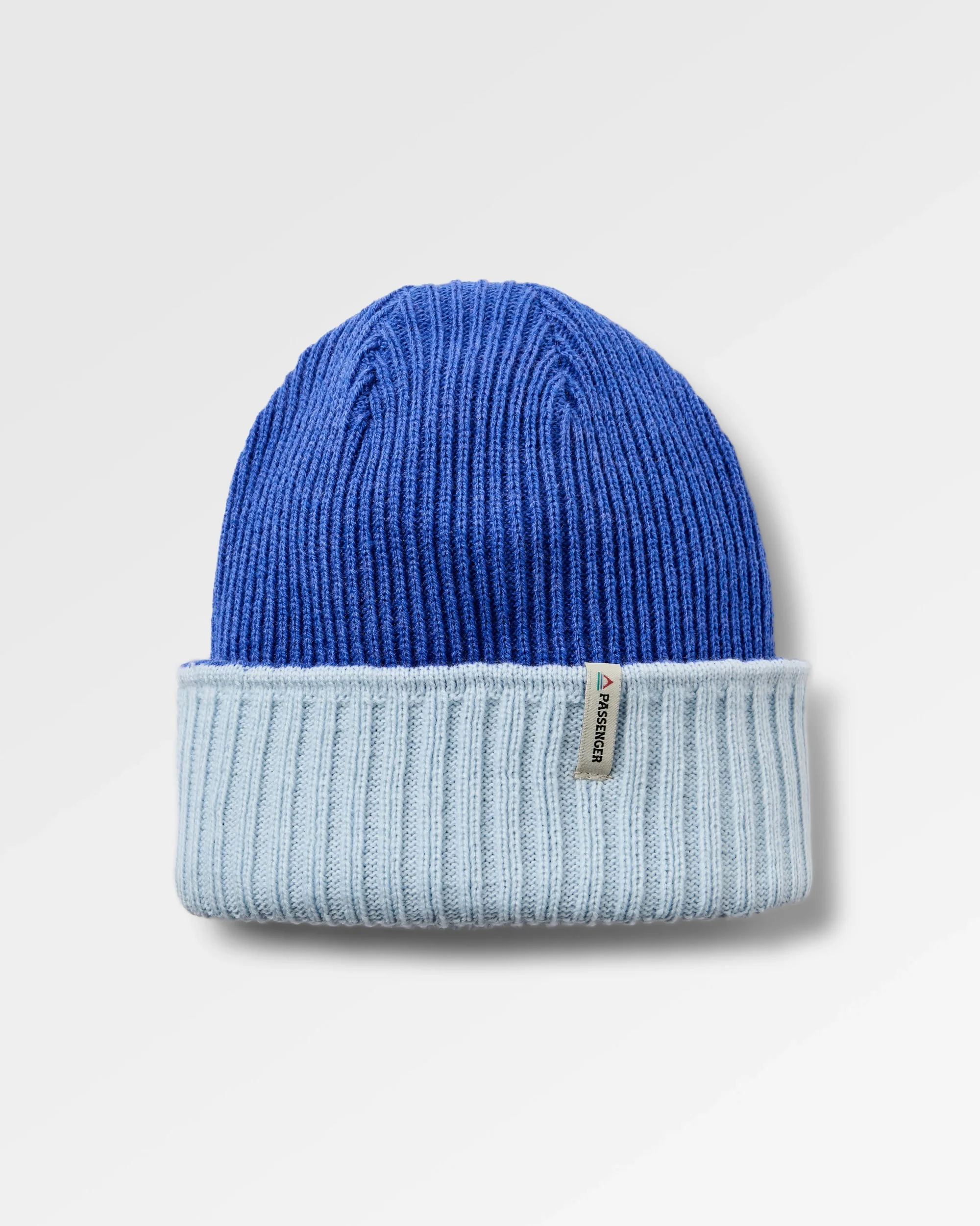 Outlook Reversible Beanie - Ice Blue / Electric Blue - Image 2
