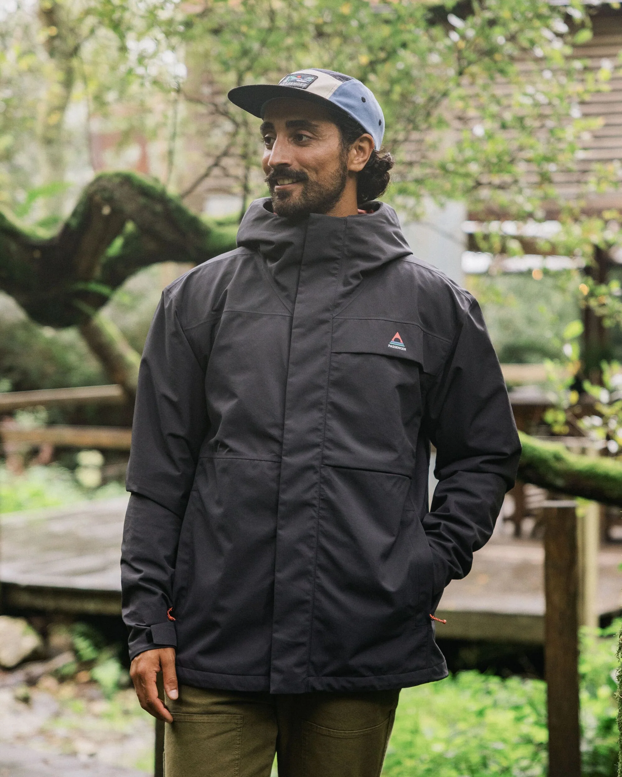 Overland Waterproof Jacket - Black - Image 2
