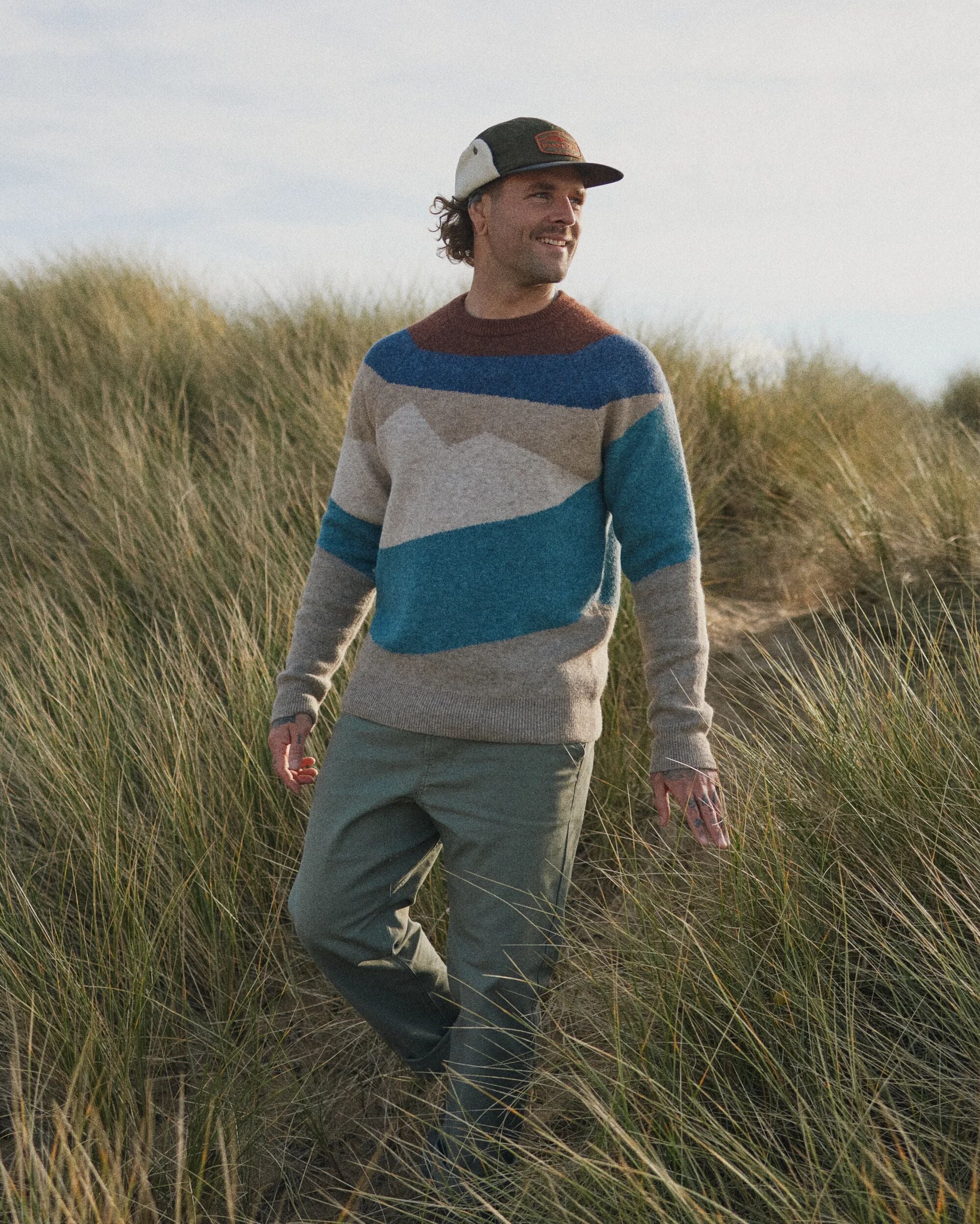 Panorama Knitted Jumper - Scenic Toffee - Image 4