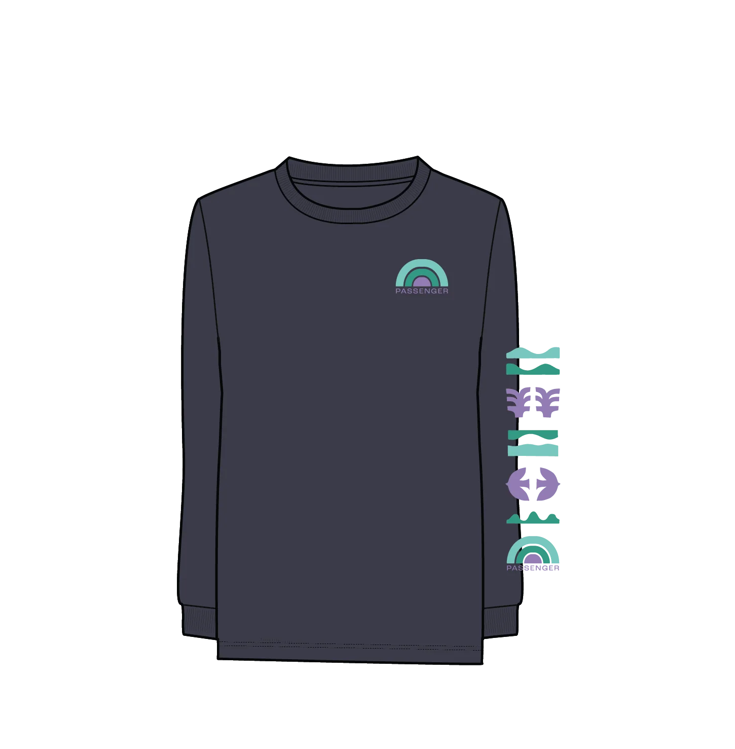 Papercut LS T-Shirt - Black - Image 10