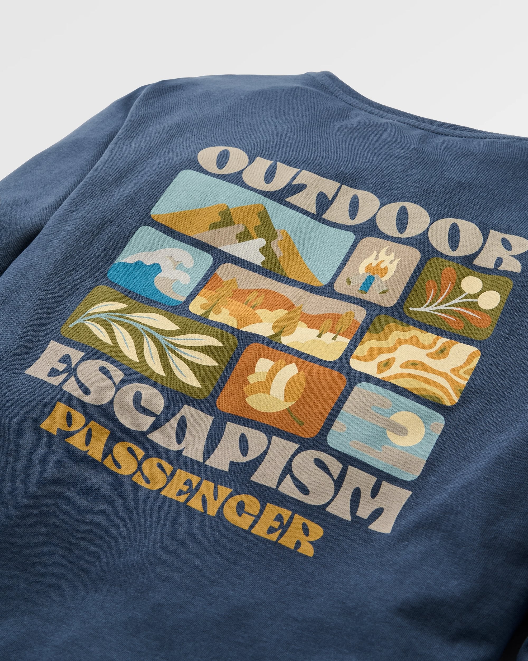 Patch LS T-Shirt - Rich Navy - Image 4