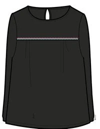 Petal Organic Cotton LS Top - Black - Image 8