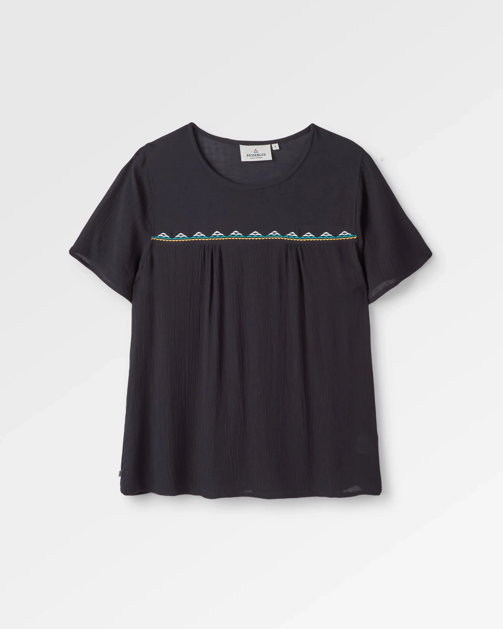 Petal Top - Black - Image 2