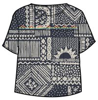 Petal Top - Vintage Patchwork Navy - Image 9