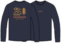 Phoenix Organic Cotton LS T-Shirt - Rich Navy - Image 8