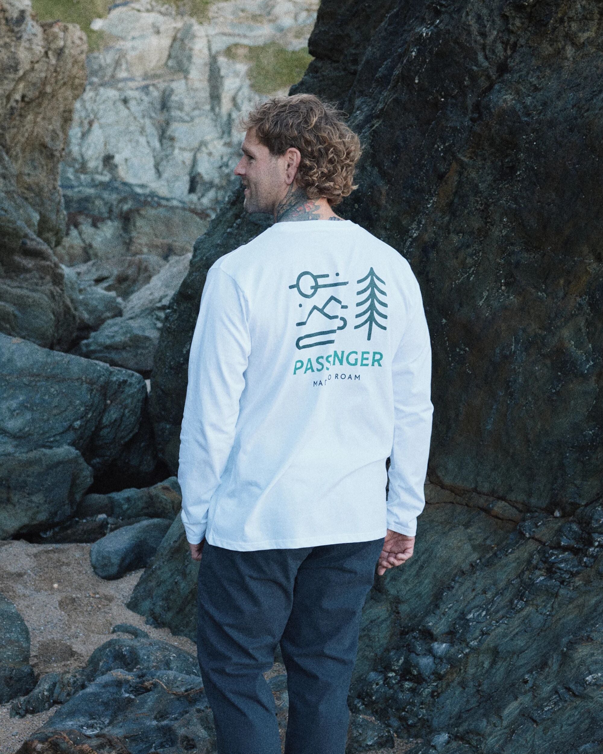 Phoenix Organic Cotton LS T-Shirt - White - Image 4