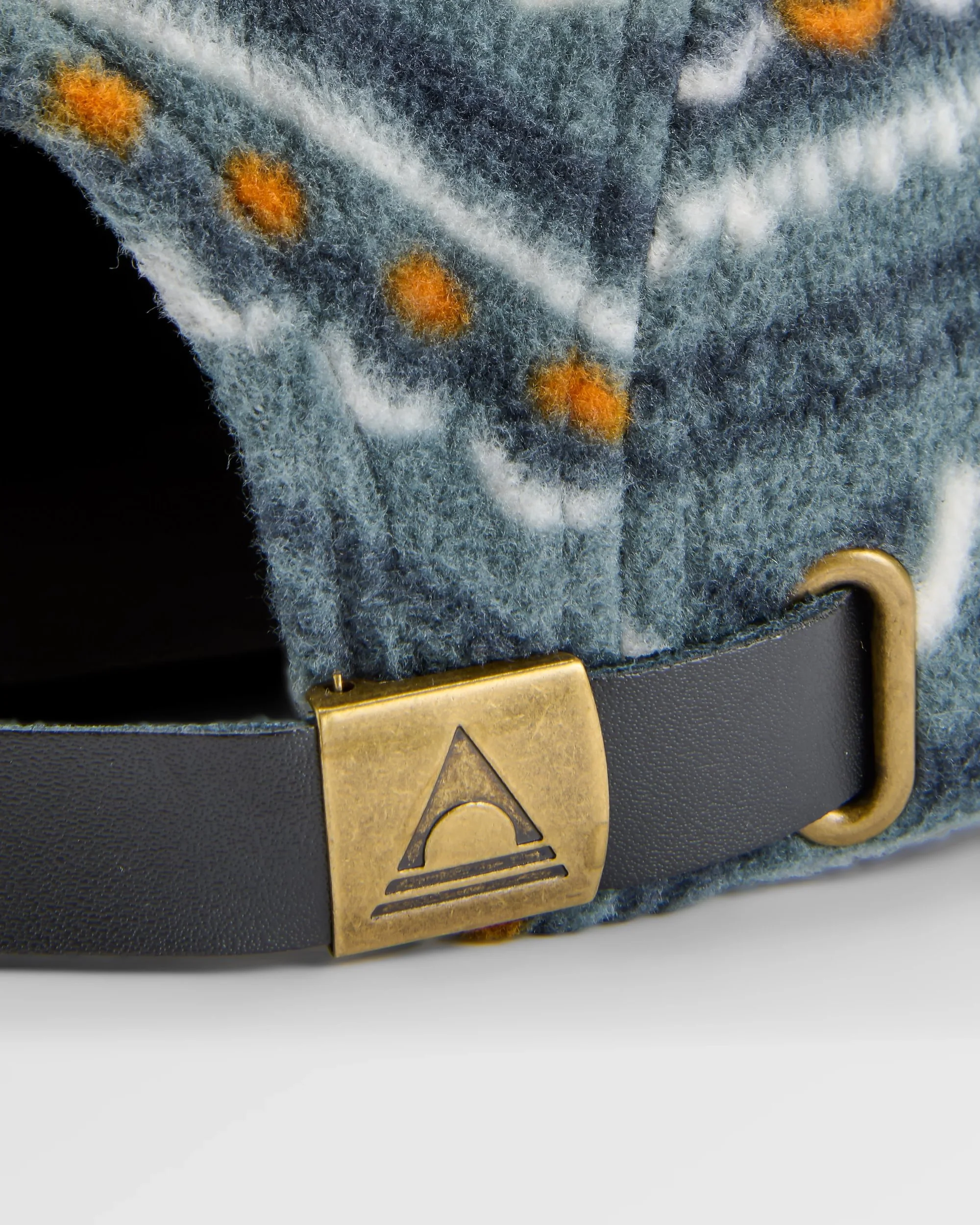 Pine Polar Fleece 5 Panel Cap - Geo Track Storm Grey - Image 4