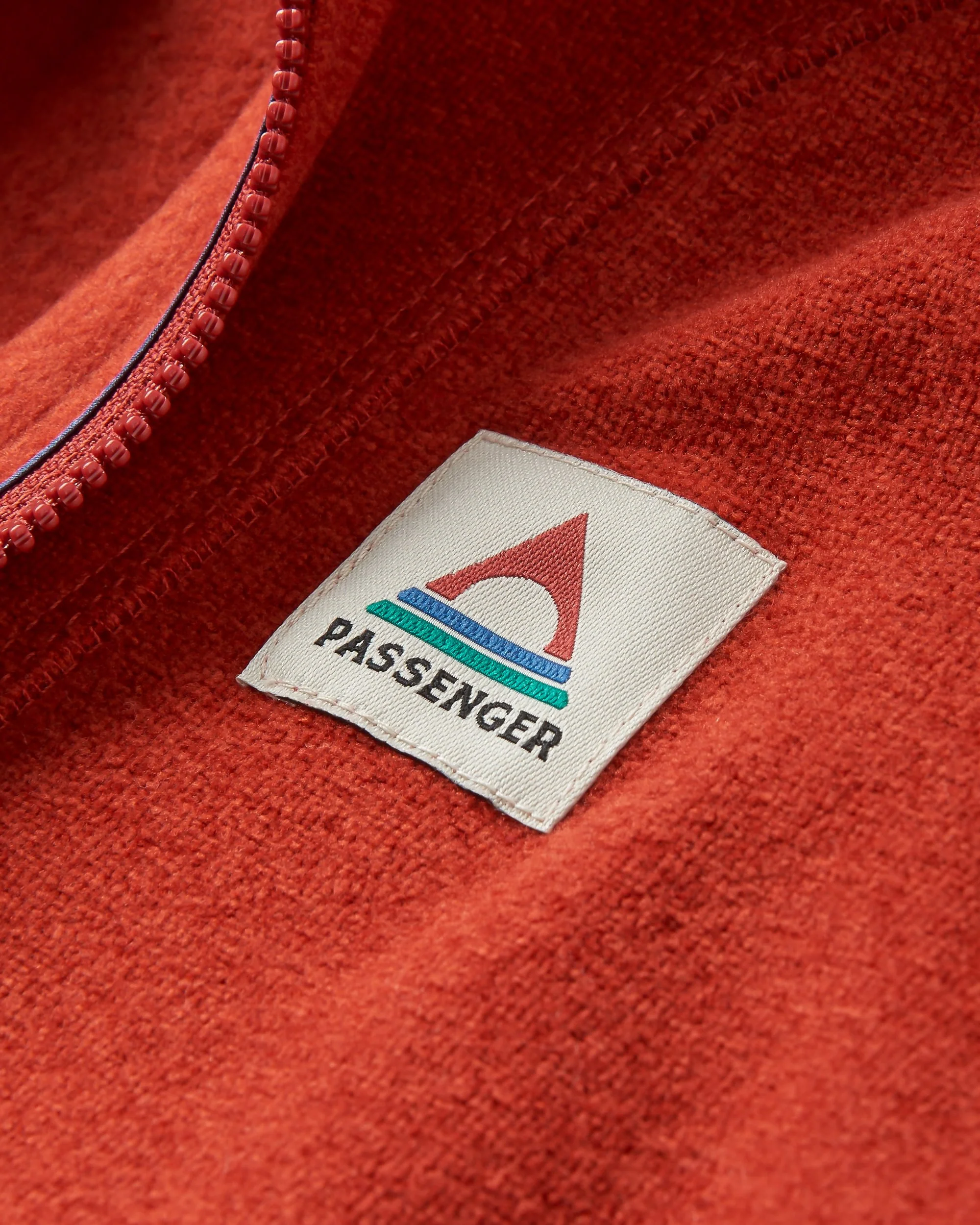 Pinegrove Polartec® Fleece Hoodie - Red Ochre - Image 6