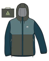 Rainstorm Waterproof Jacket - Tidal Blue/Arctic/Dusty Olive - Image 12