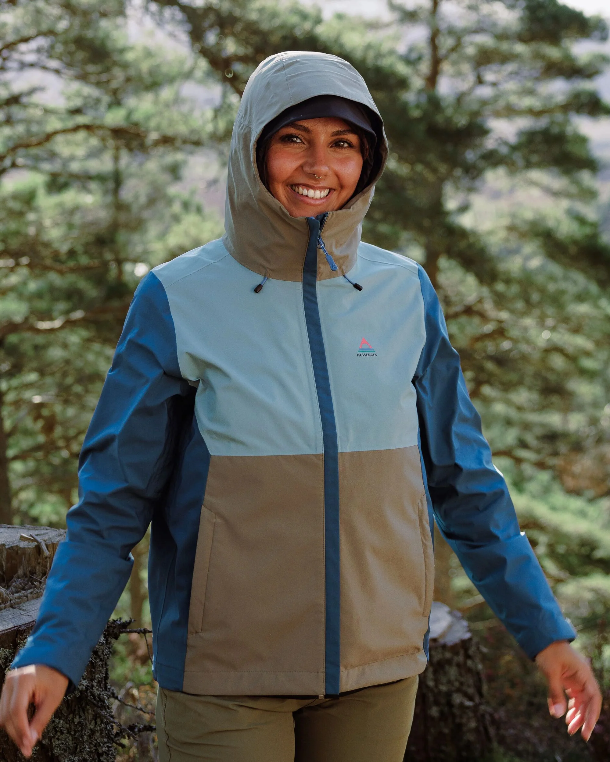 Rainstorm Waterproof Jacket - Tidal Blue/Arctic/Dusty Olive - Image 3