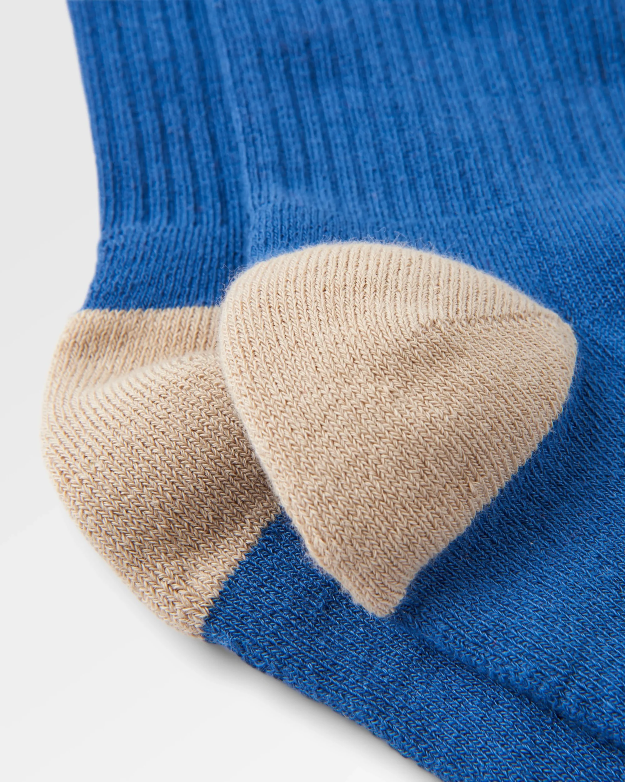 Rambler Organic Midweight Crew Socks - Moonlight Blue - Image 3