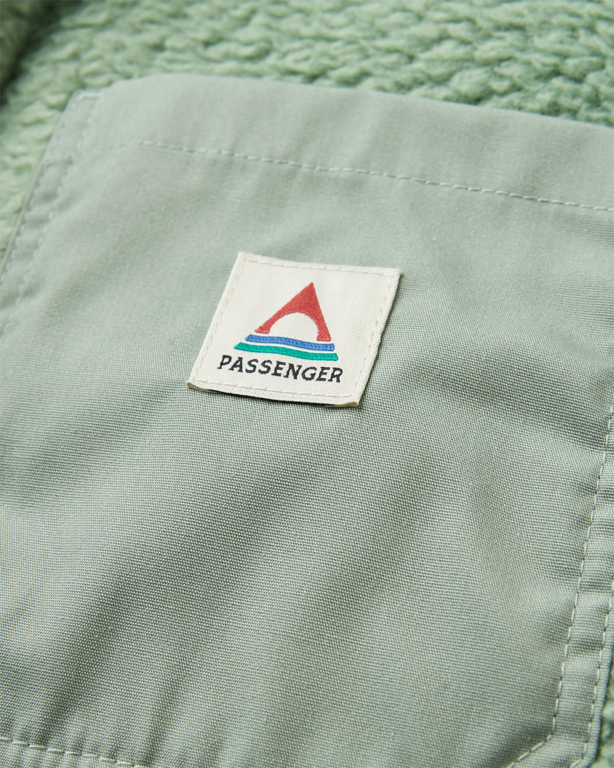 Rappel Sherpa Oversized Shirt - Pistachio - Image 8