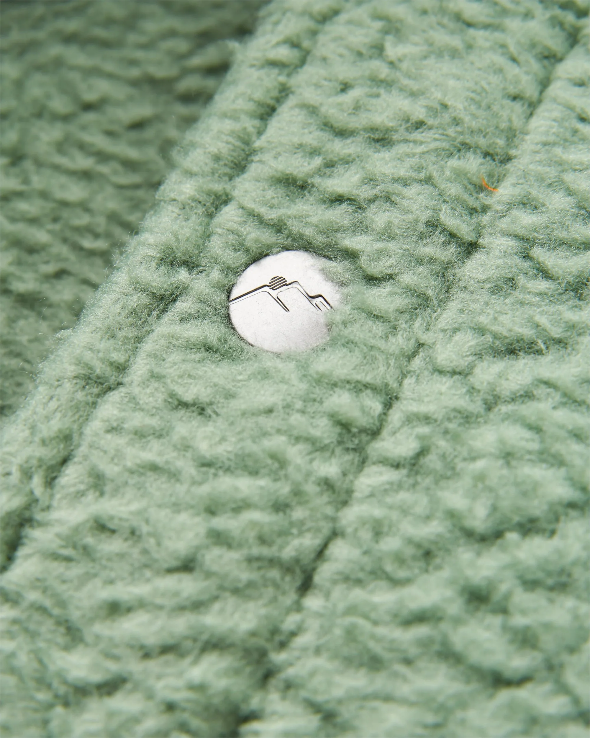 Rappel Sherpa Oversized Shirt - Pistachio - Image 9