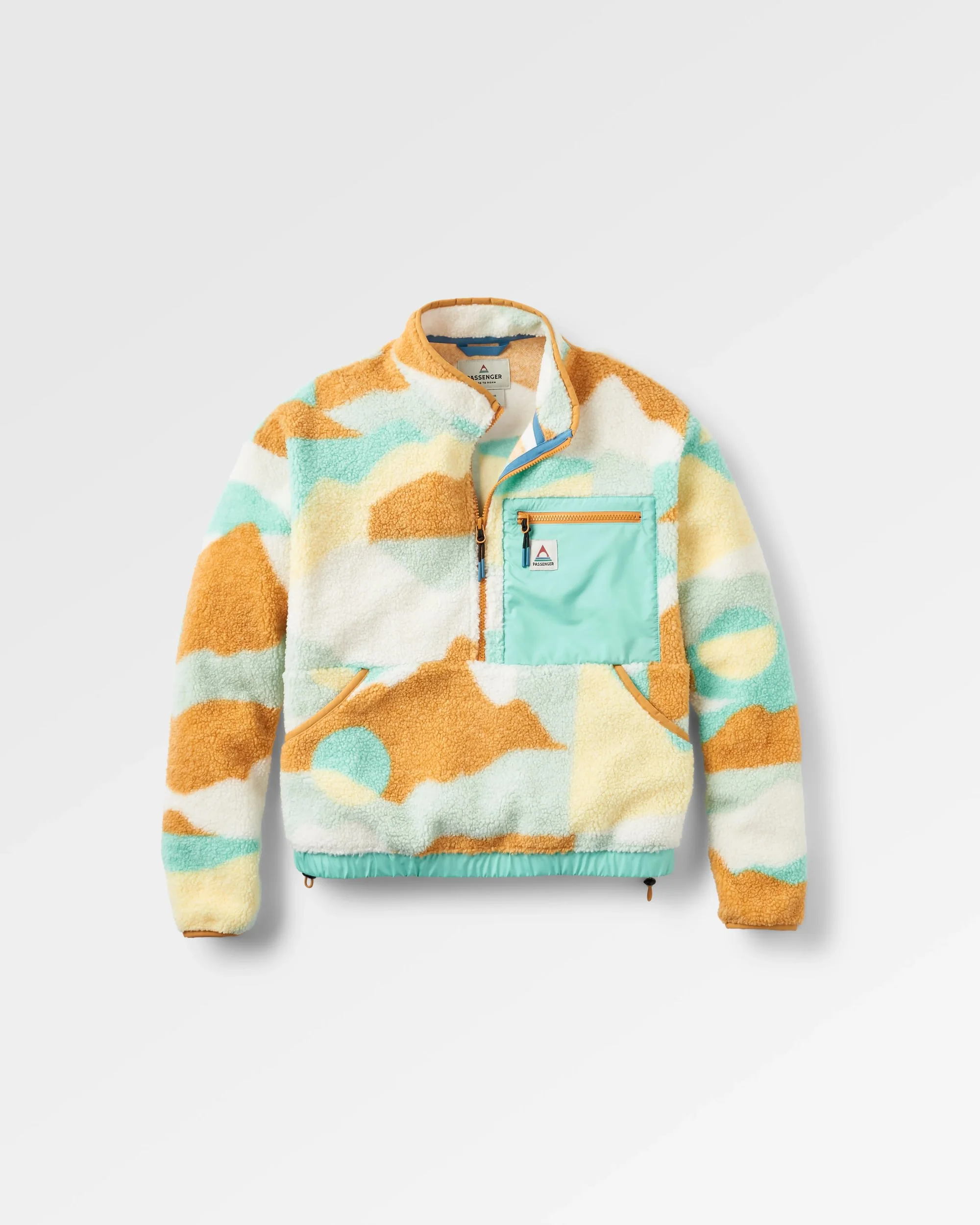 Ravi Sherpa Fleece - Vista Patchwork Yellow - Image 2