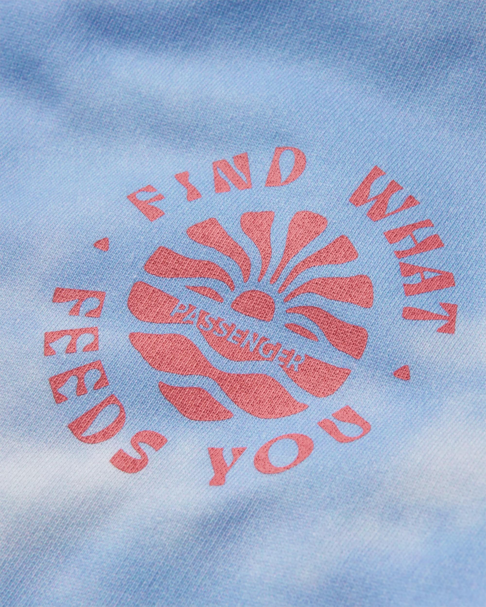 Rediscover Printed Hoodie - Tie Dye Cornflower - Image 2