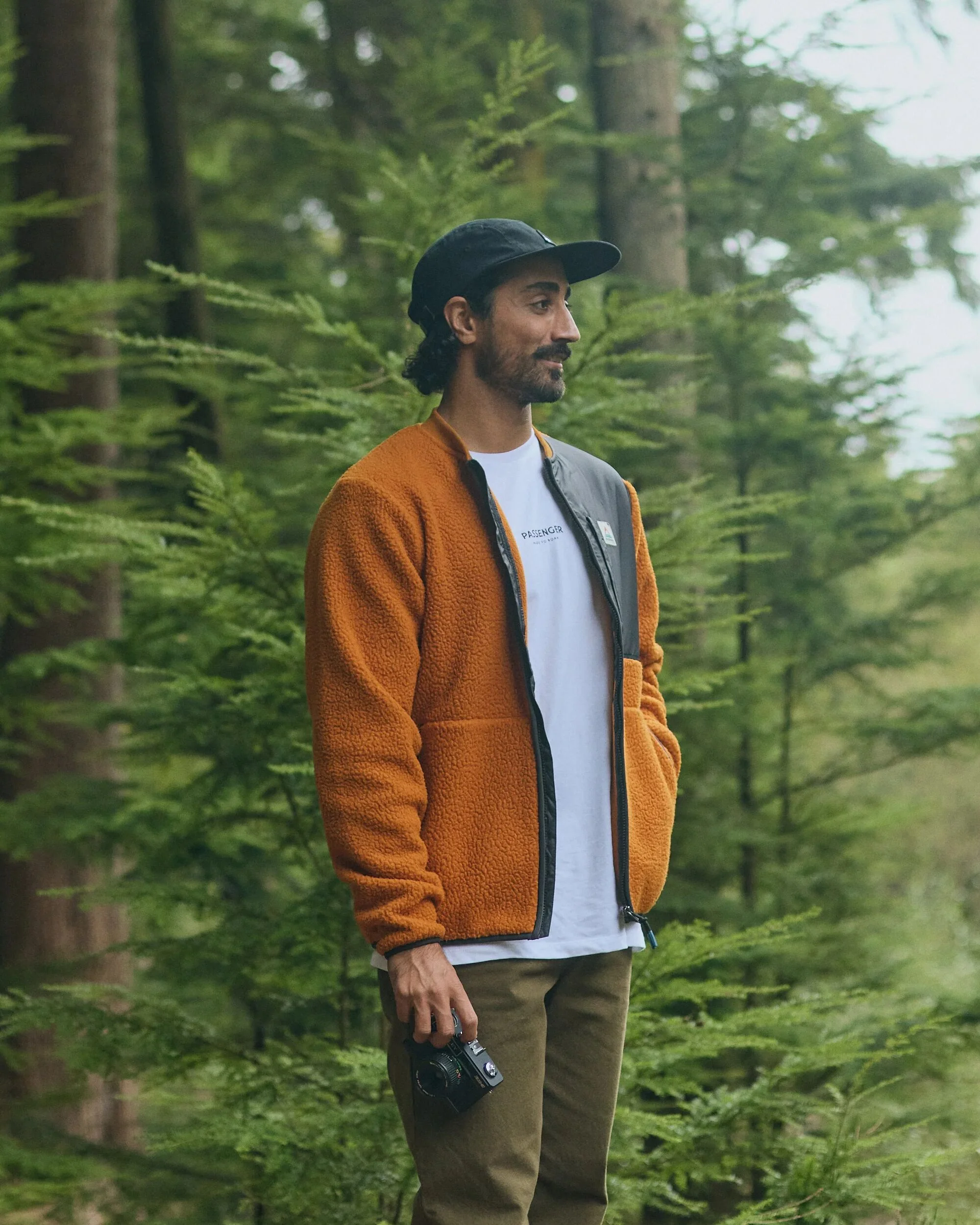 Reconnect Sherpa Fleece - Retro Orange - Image 4