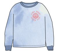Rediscover Organic Cotton Sweatshirt - Tie Dye Cornflower - Image 6