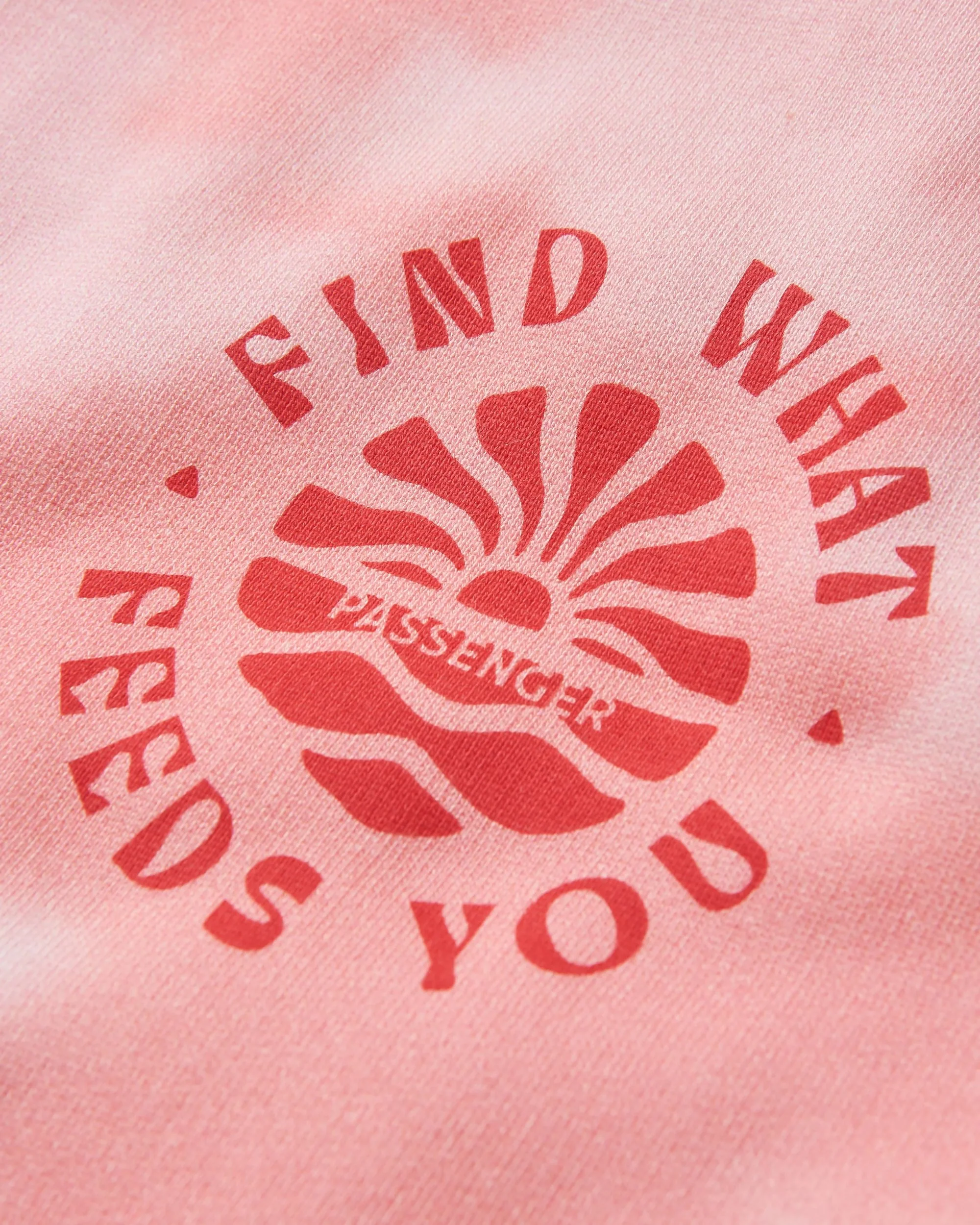 Rediscover Organic Cotton Sweatshirt - Tie Dye Shell Pink - Image 2
