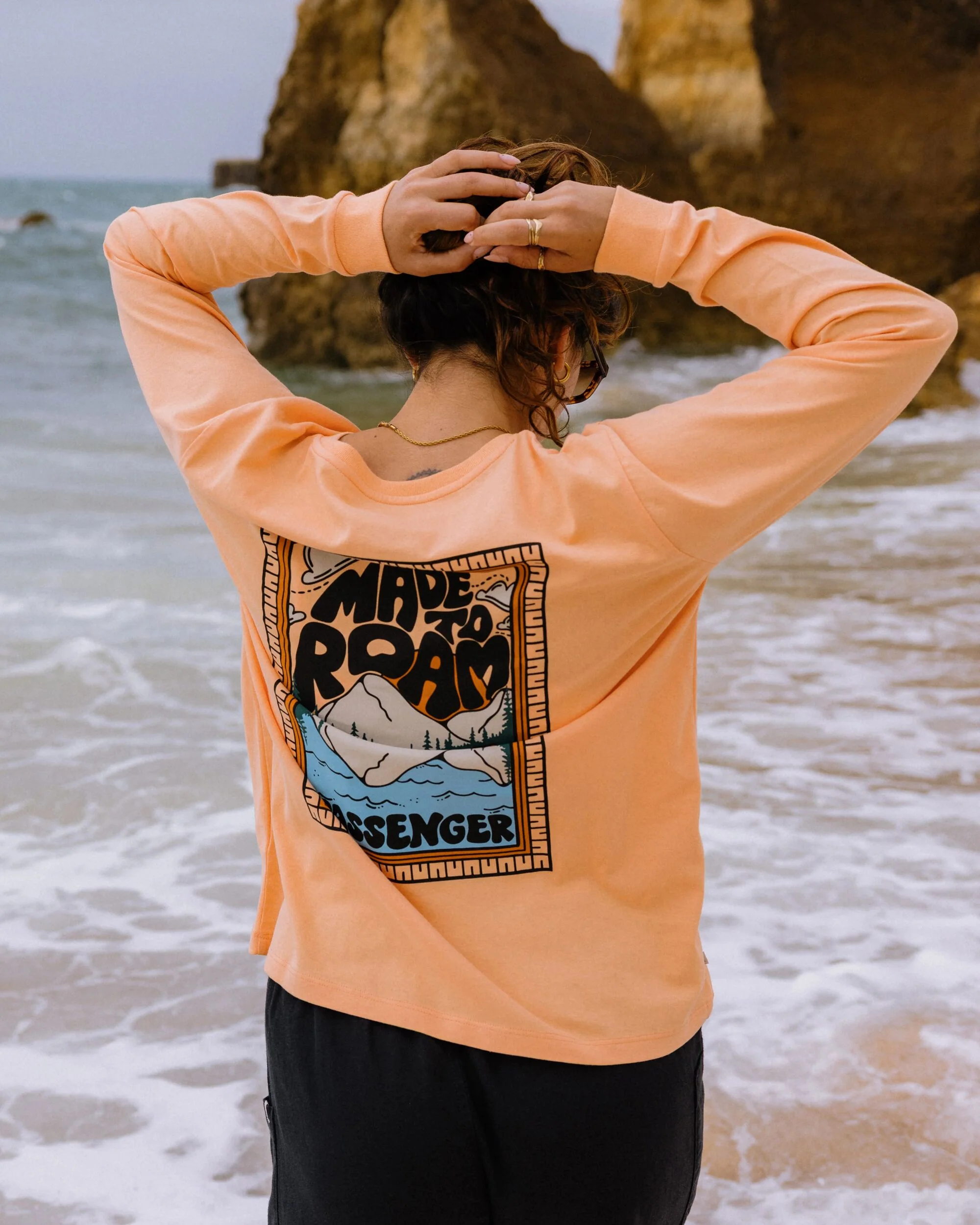 Reflect LS T-Shirt - Orange Peach - Image 5