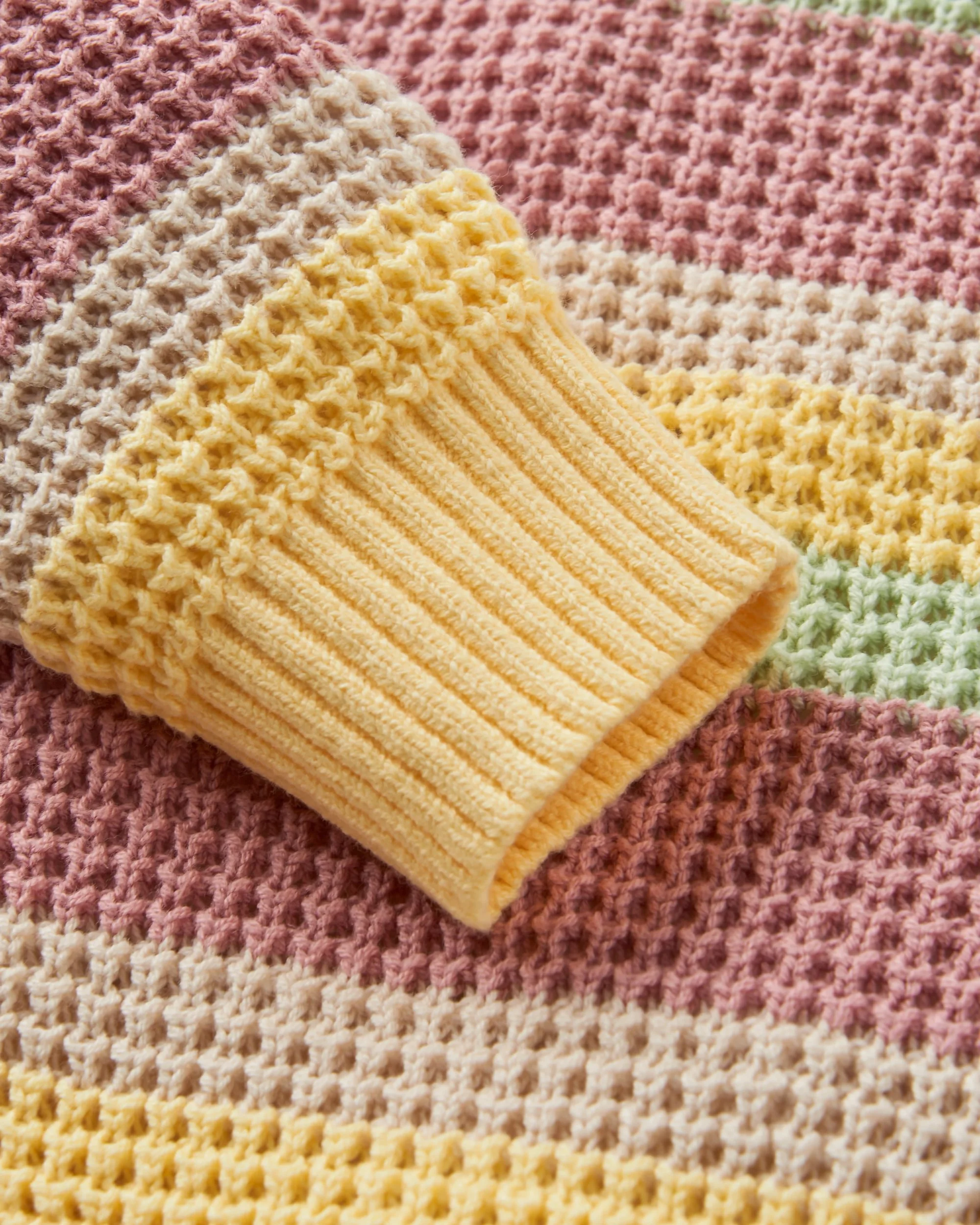 Reflection Stripey Jumper - Pink Haze Multi Stripe - Image 4