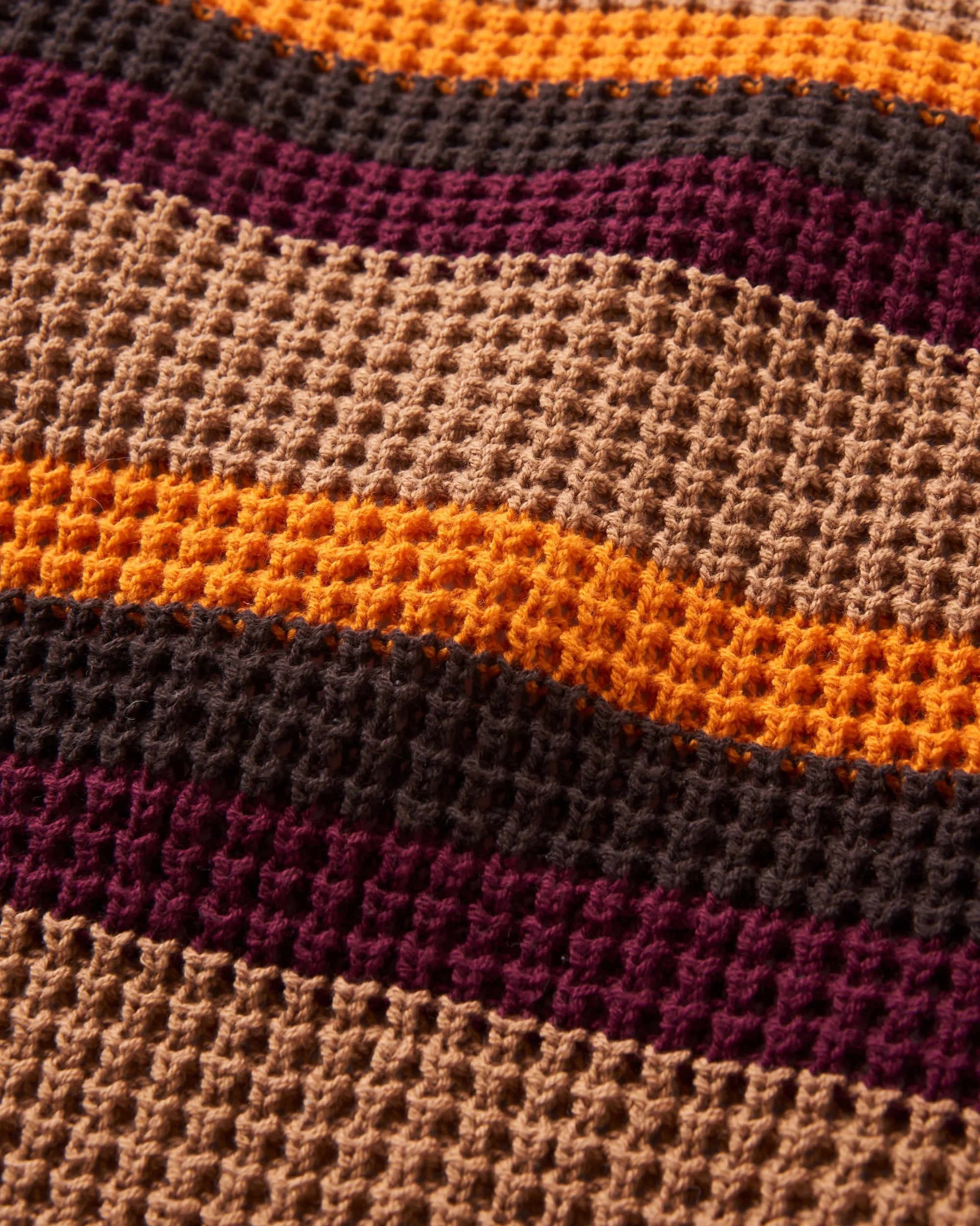 Reflection Stripey Jumper - Toffee Brown Multi Stripe - Image 2