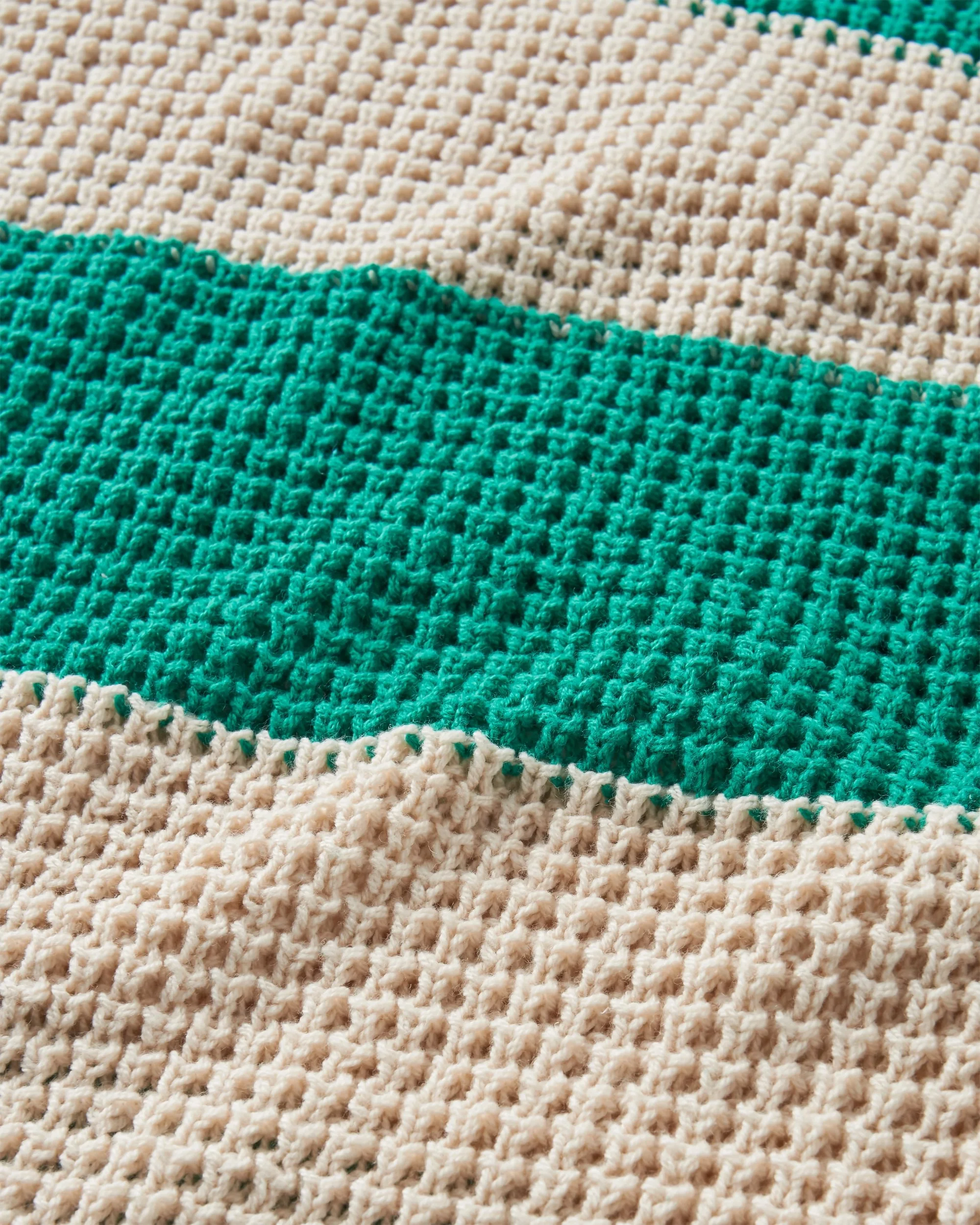 Reflection Stripey Jumper - Vintage White/Greenlake Stripe - Image 8