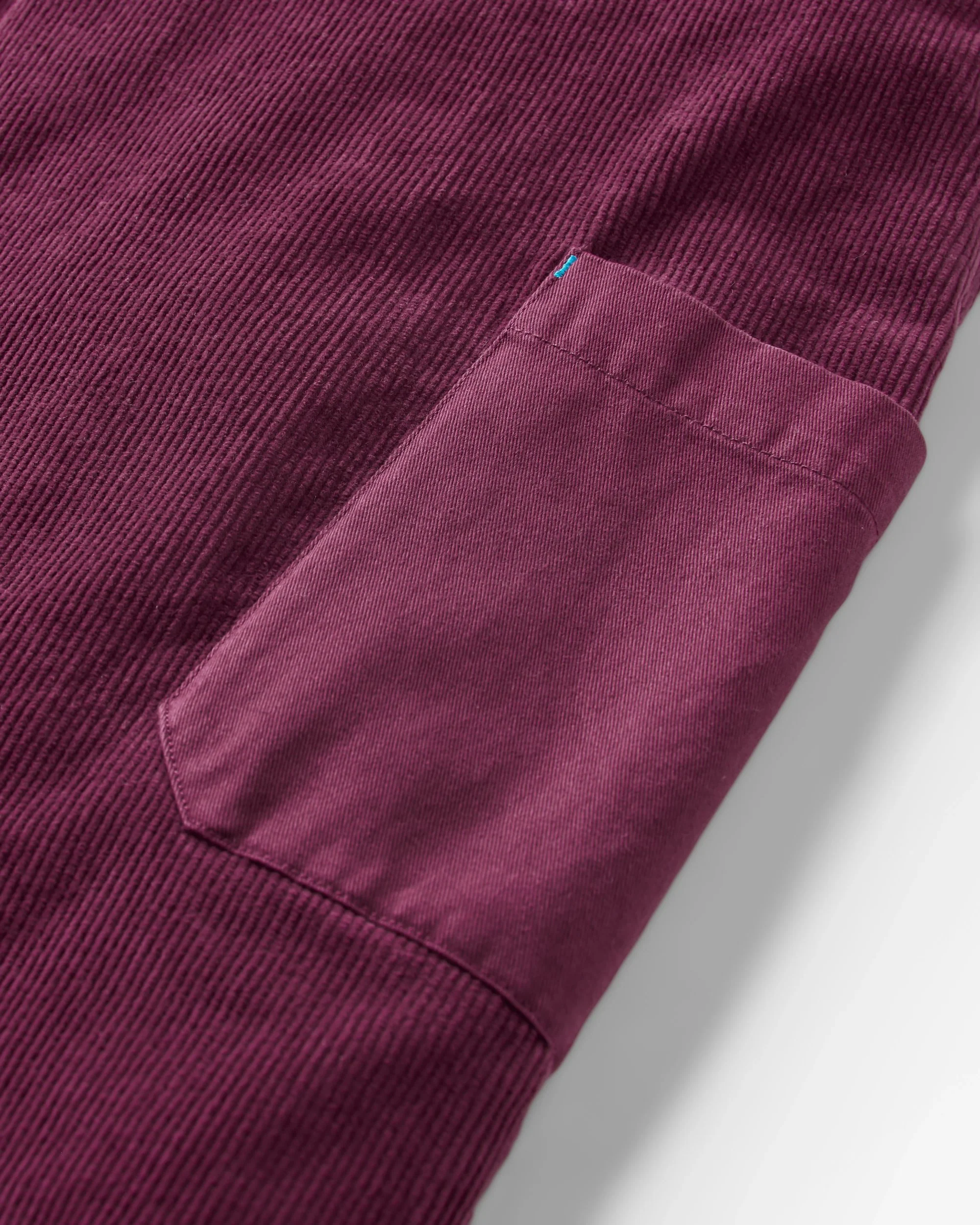 Refuel Organic Cotton Cord Dungarees - Fig - Image 5