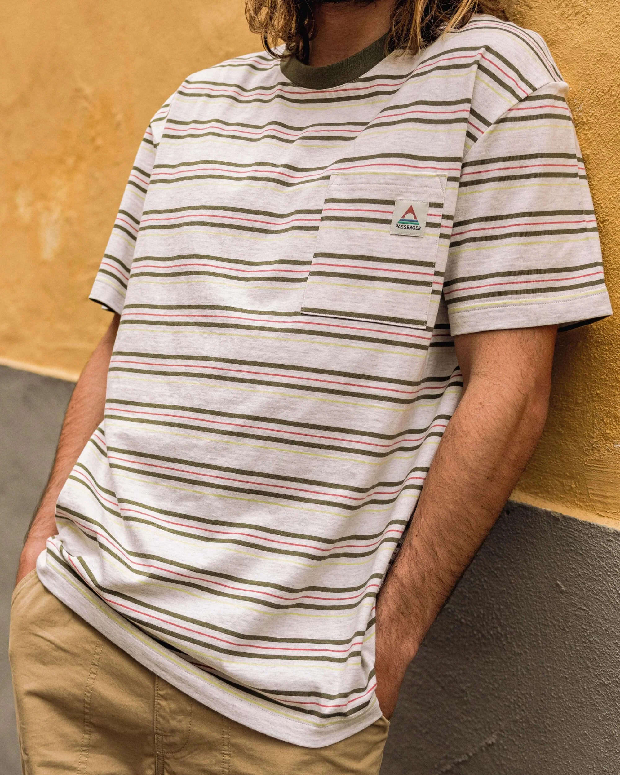 Retro Relaxed Fit T-Shirt - Birch Marl - Image 5