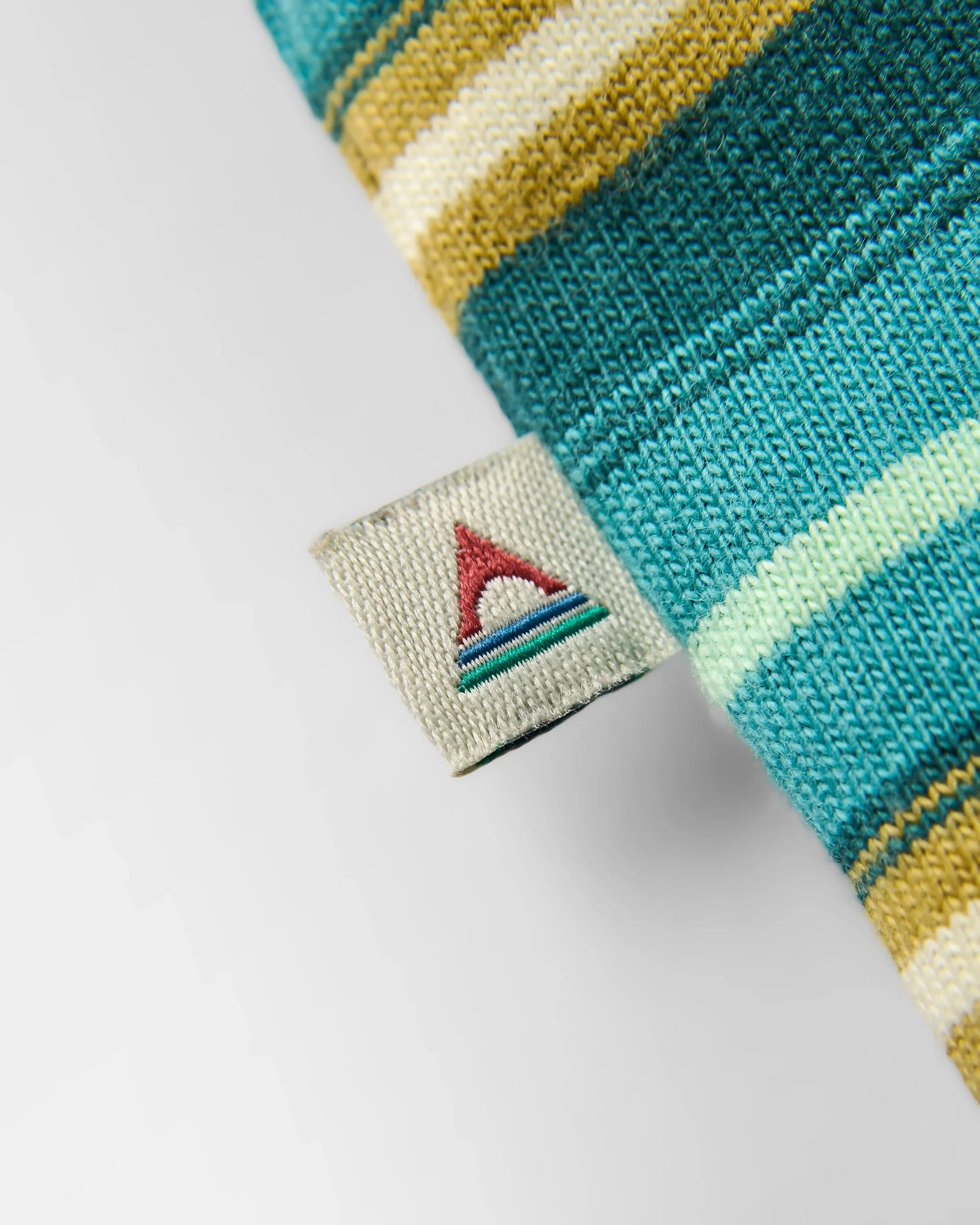 Retro Relaxed Fit T-Shirt - Ocean Teal Multi Stripe - Image 6