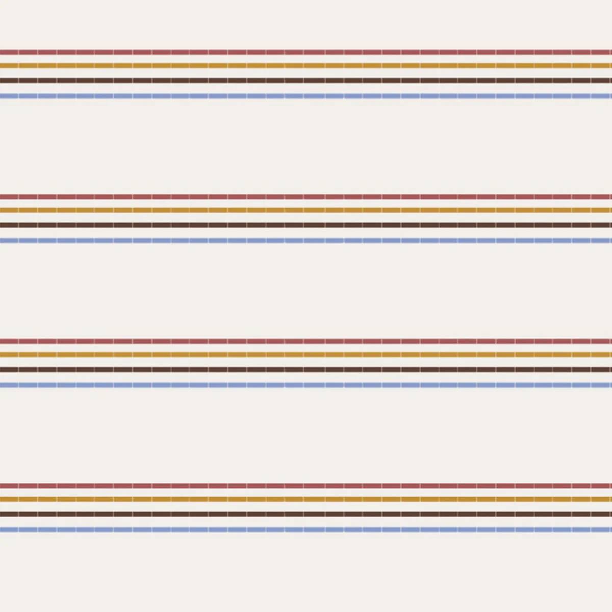 Retro Vibes Organic Cotton Vest - Retro Stripe - Image 6