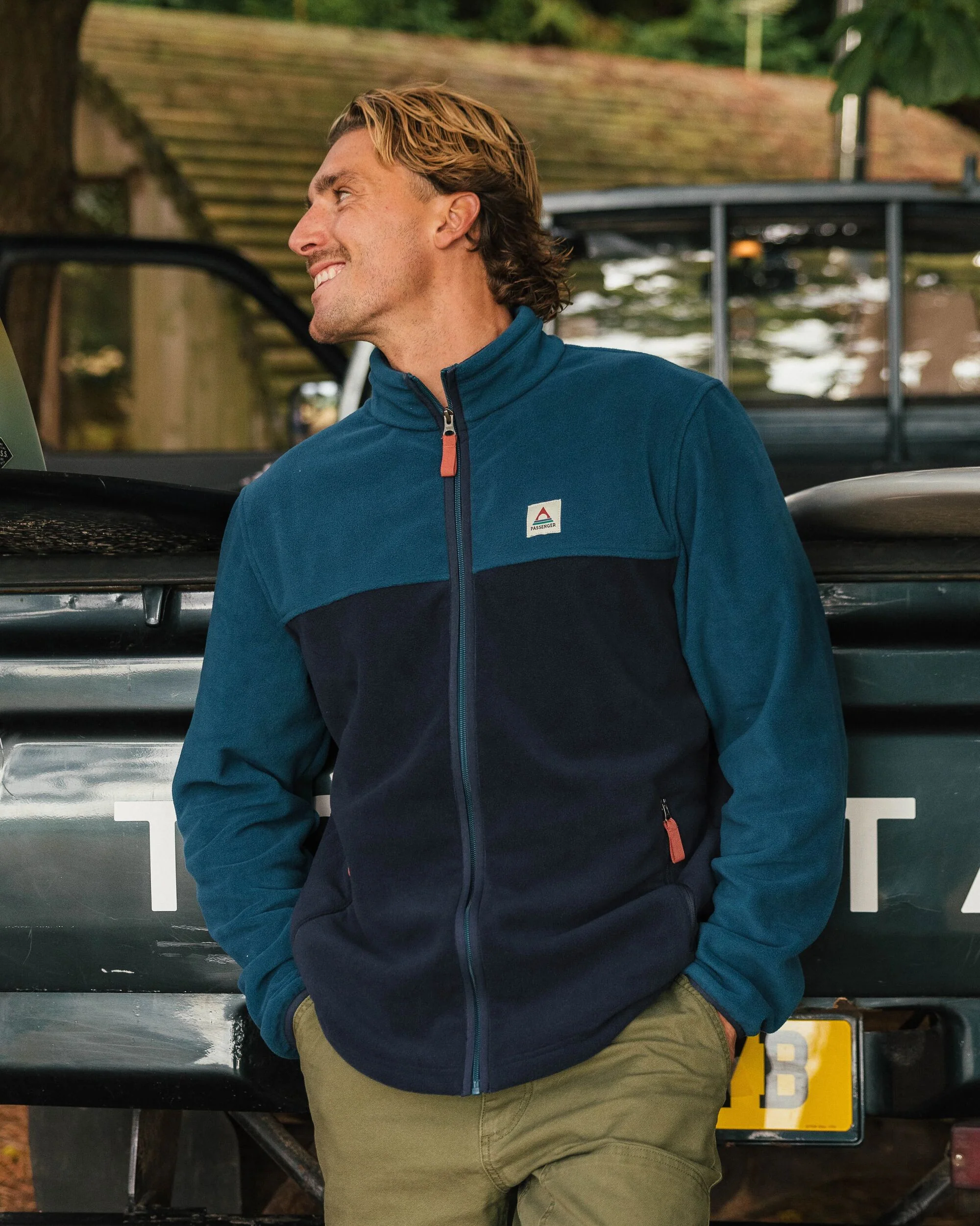 Ridge 2.0 Full Zip Polar Fleece - Tidal Blue/Rich Navy - Image 5