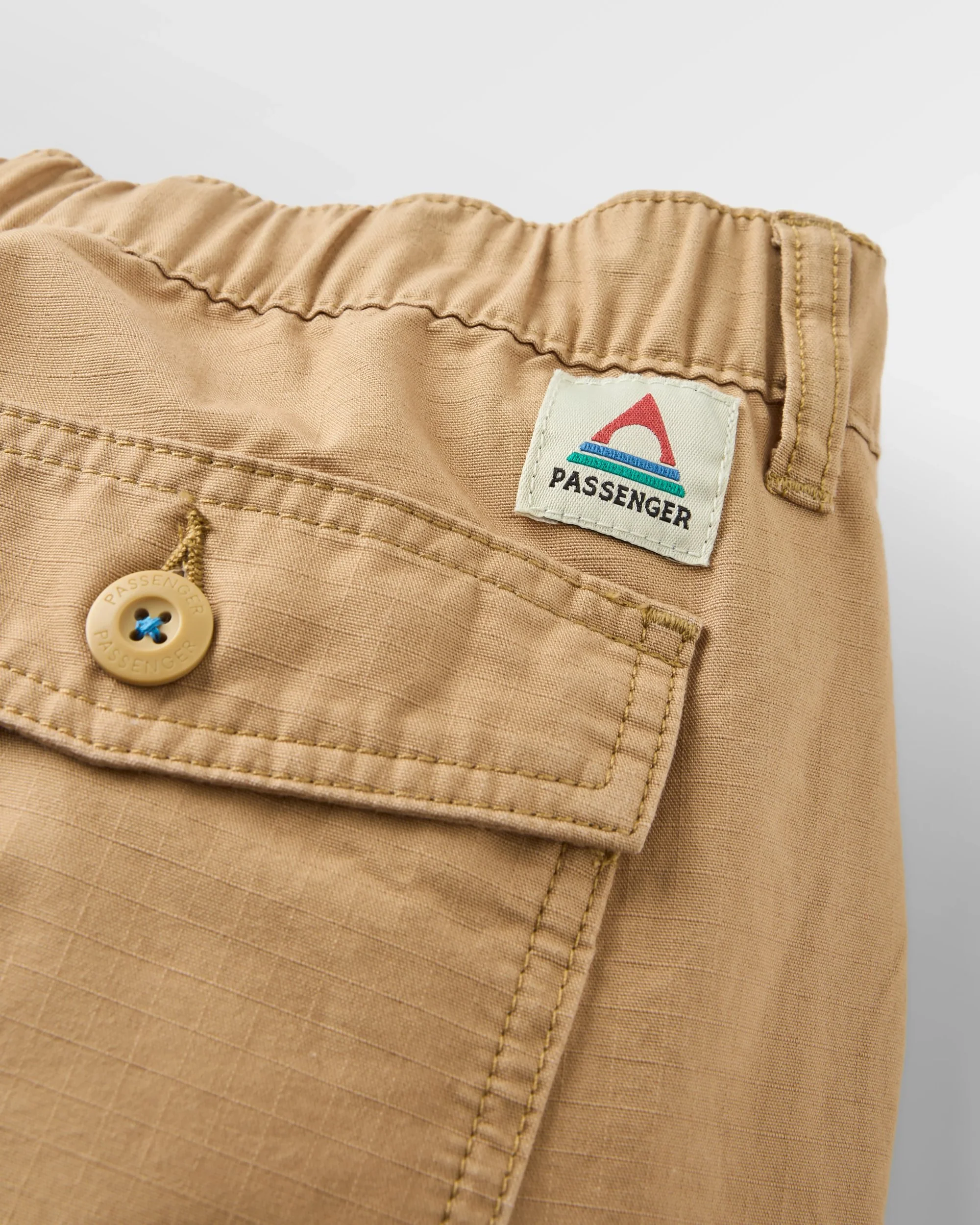 Rif-Raf Organic Cotton Ripstop Trouser - Biscuit - Image 12