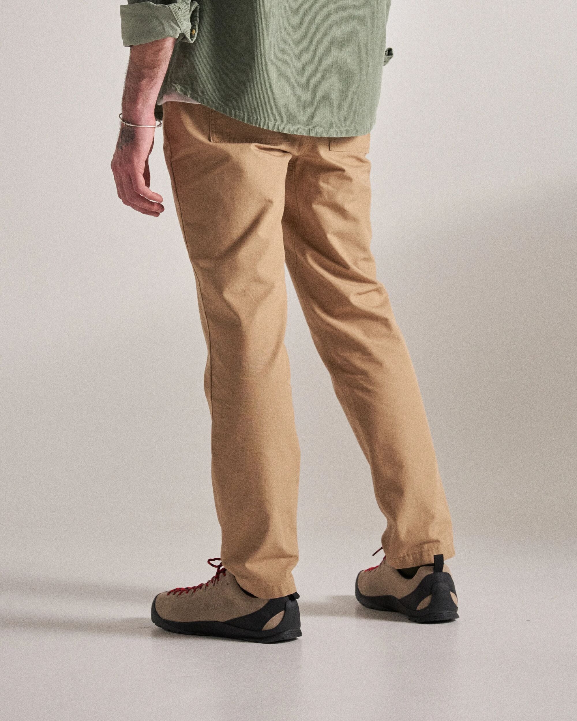 Rif-Raf Organic Cotton Ripstop Trouser - Biscuit - Image 8