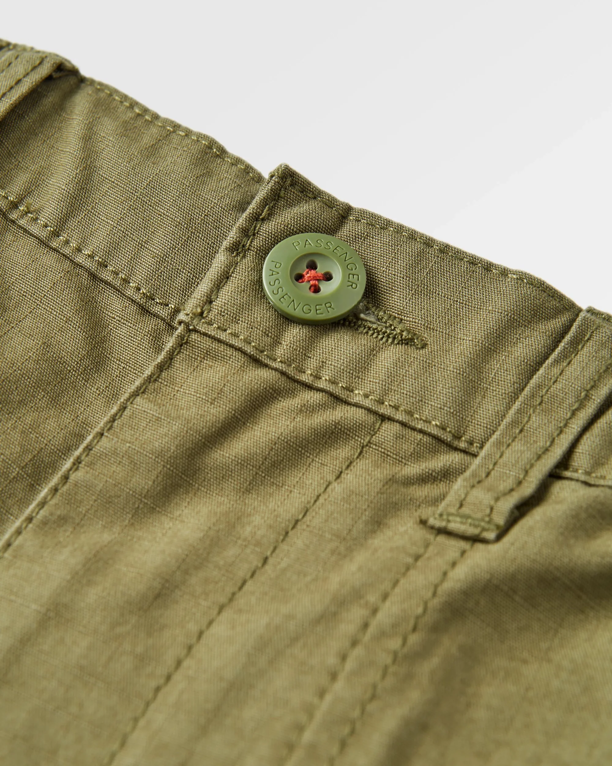 Rif-Raf Organic Cotton Ripstop Trouser - Khaki - Image 3