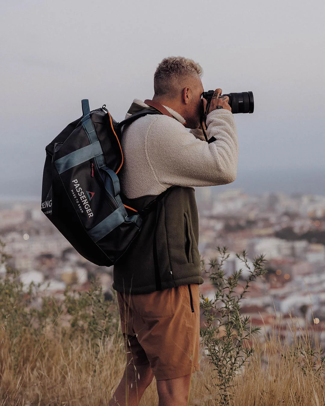 Road Trip 50L Duffel Backpack - Black - Image 7