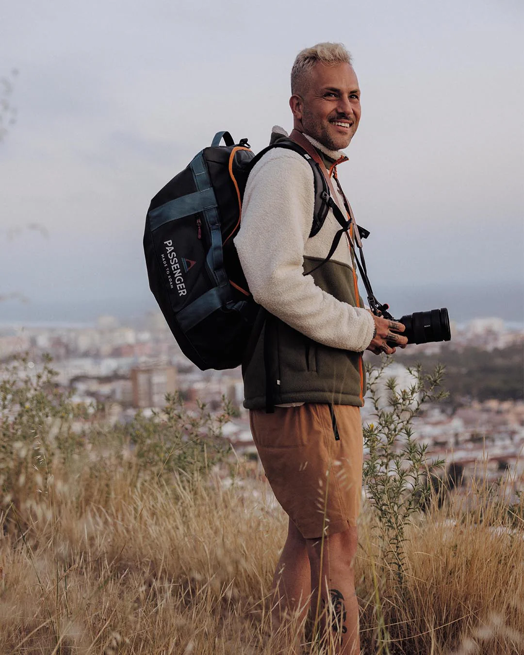 Road Trip 50L Duffel Backpack - Black - Image 8