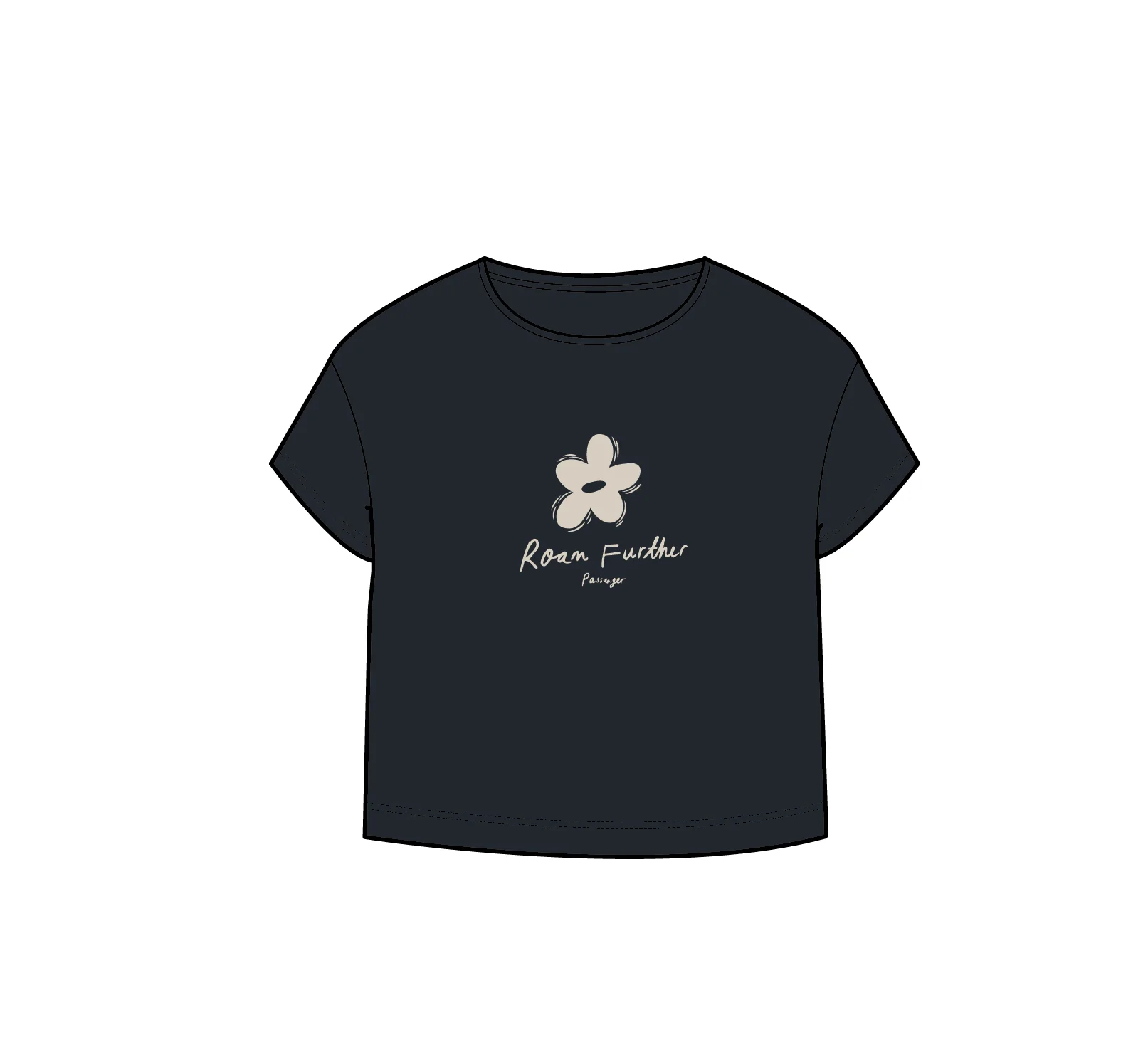 Roam Further T-Shirt - Black - Image 6