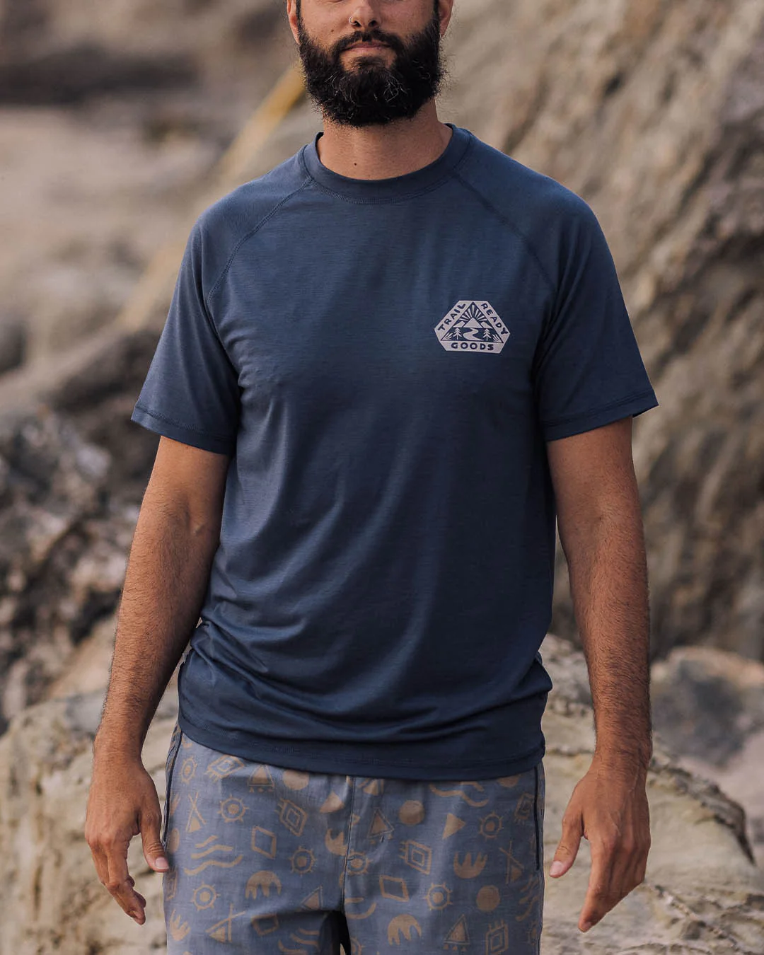 Roam Active T-Shirt - Dark Denim