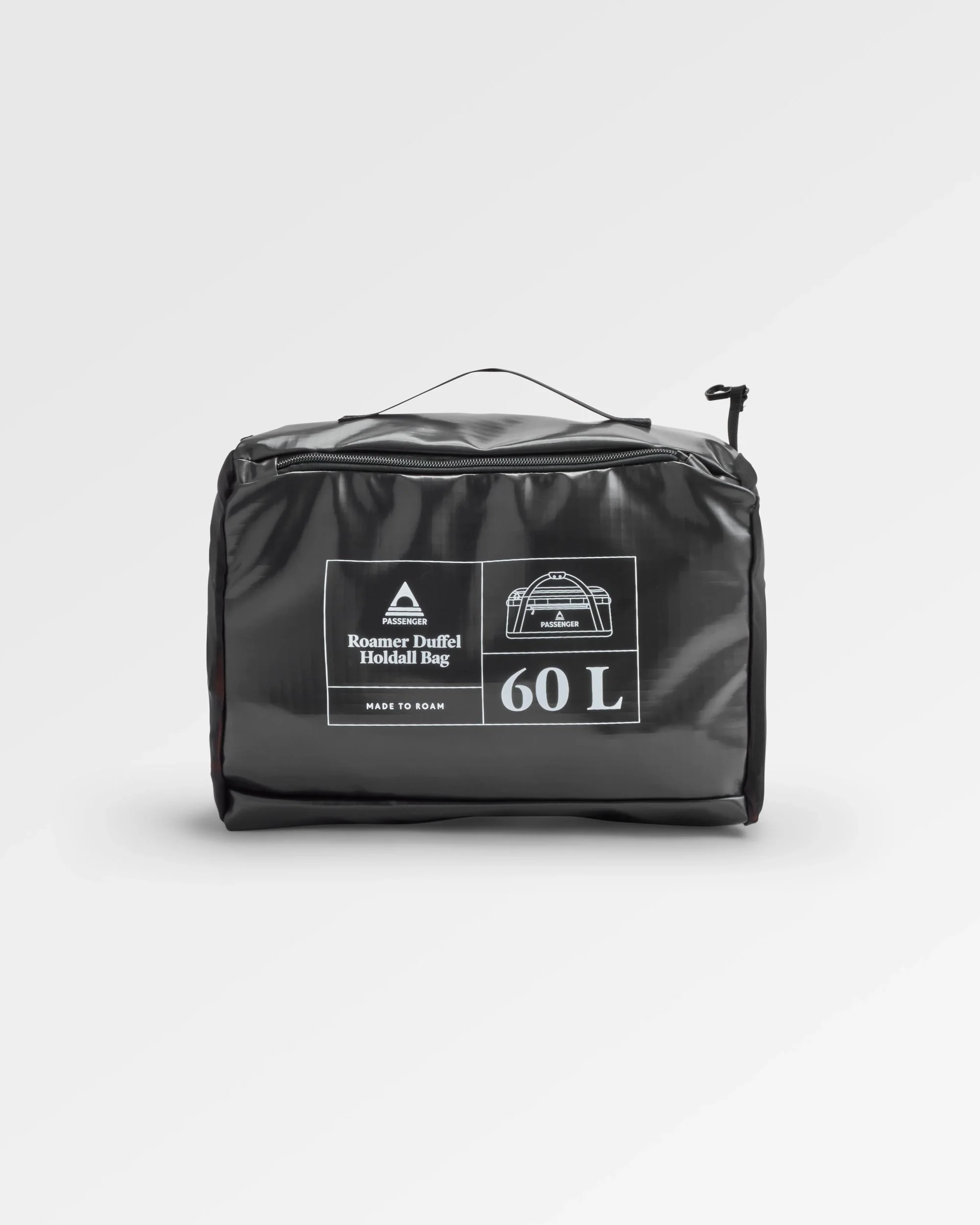 Roamer 60L Duffel Bag - Phantom Black - Image 6