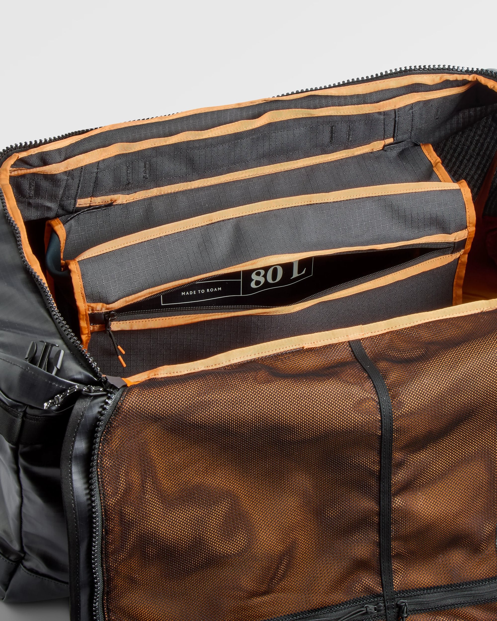 Roamer 80L Duffel Bag - Phantom Black - Image 12