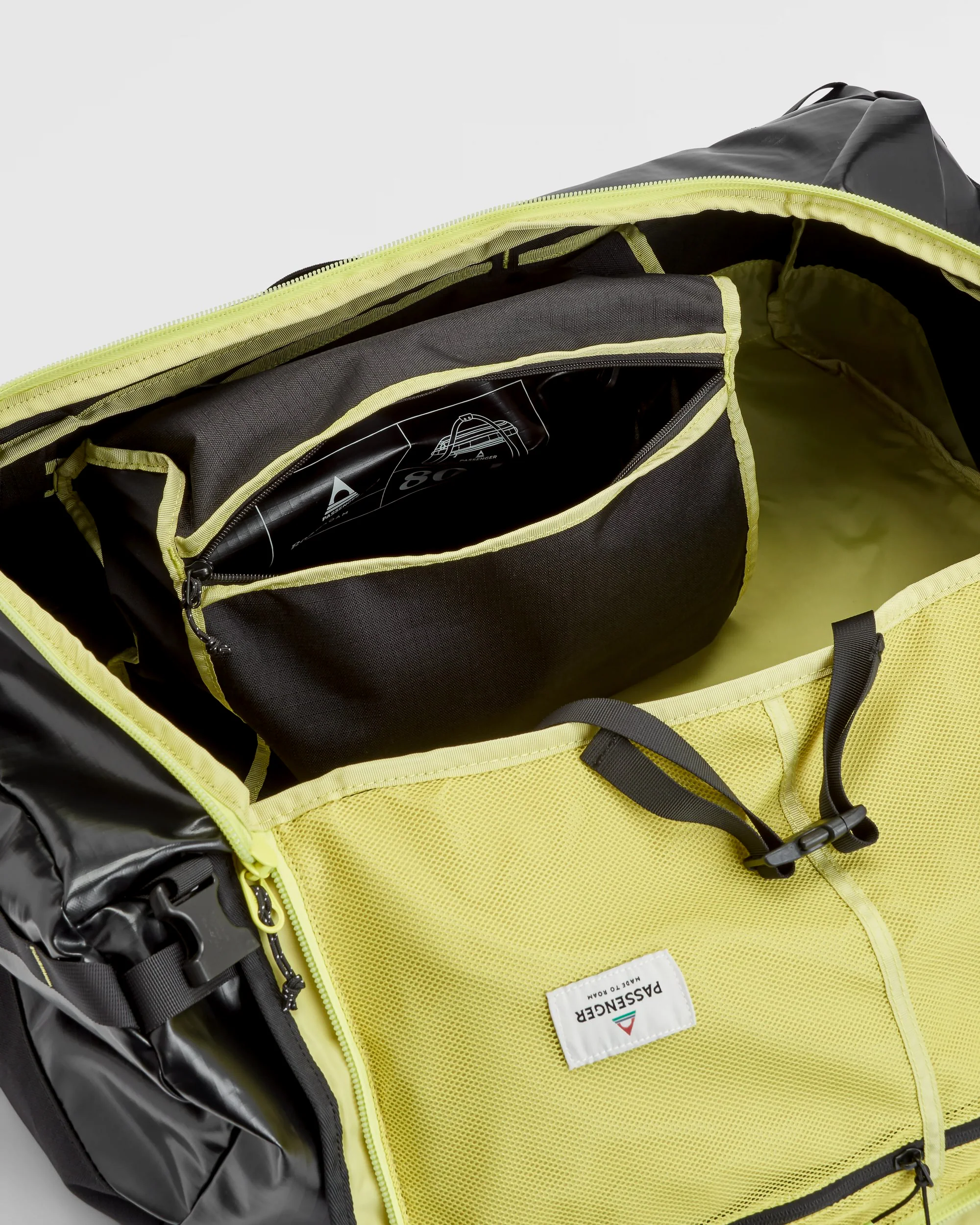 Roamer 80L Duffel Bag - Black - Image 12