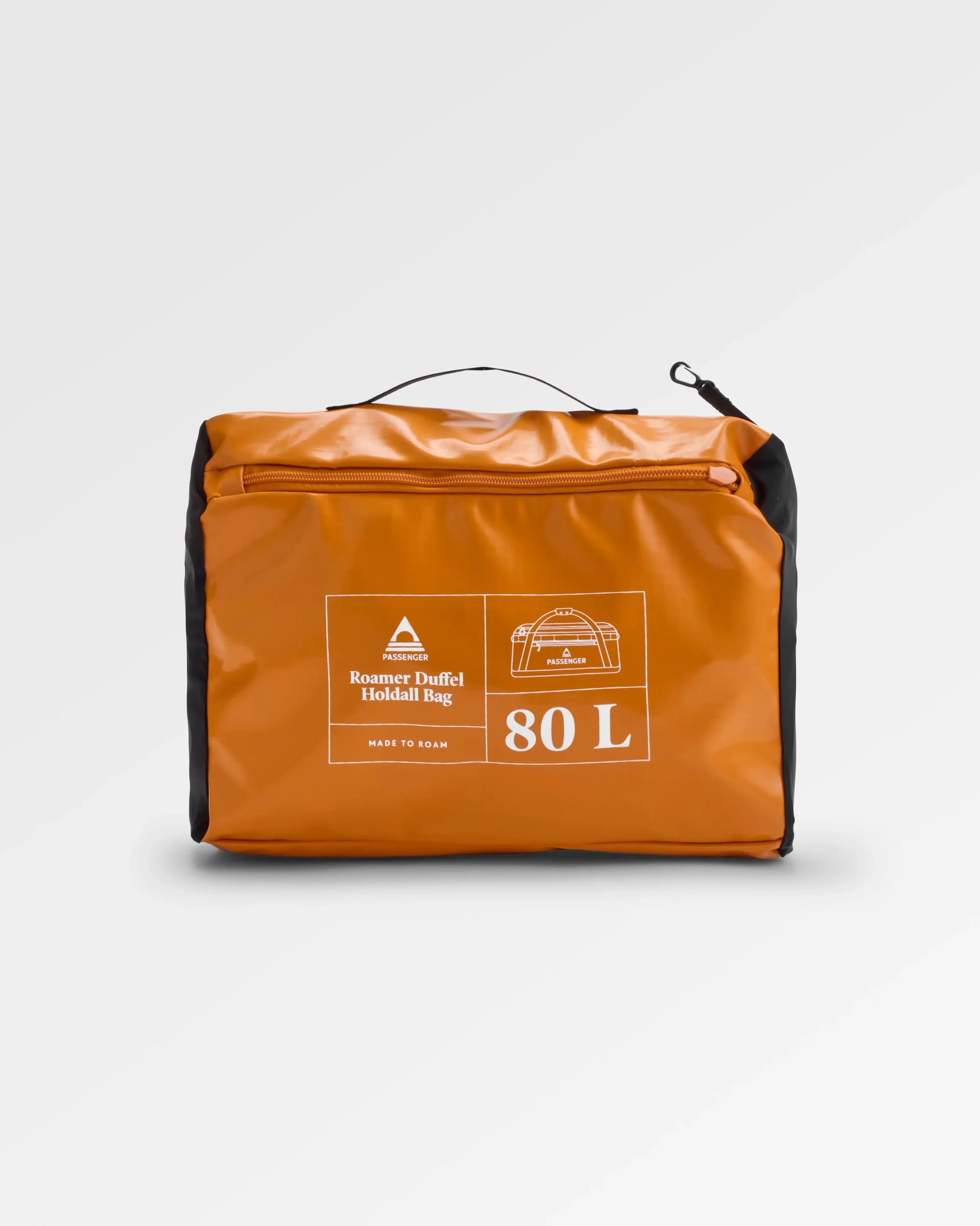 Roamer 80L Duffel Bag - Sunrise Orange - Image 6