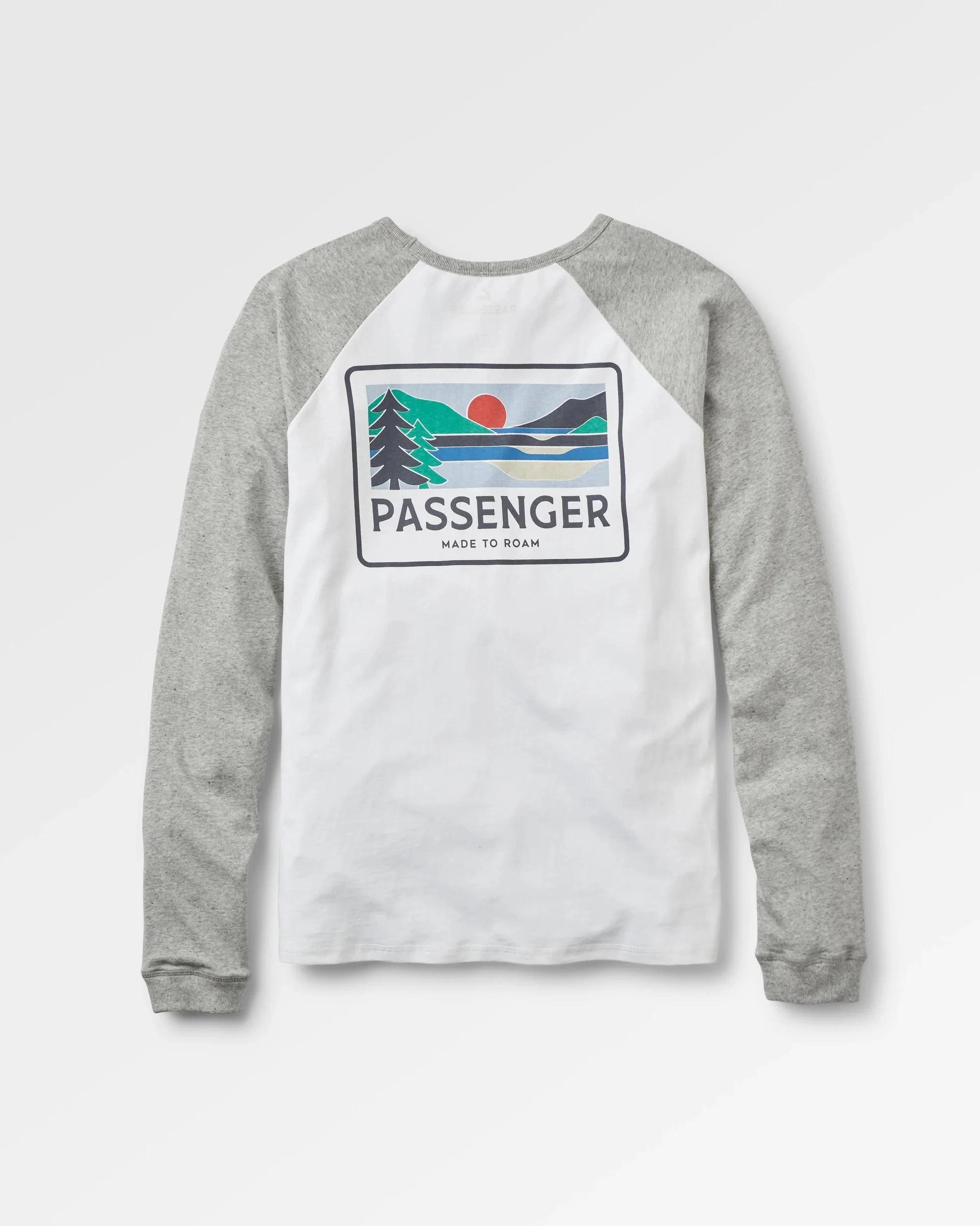 Roamer Raglan LS T-Shirt - White - Image 4